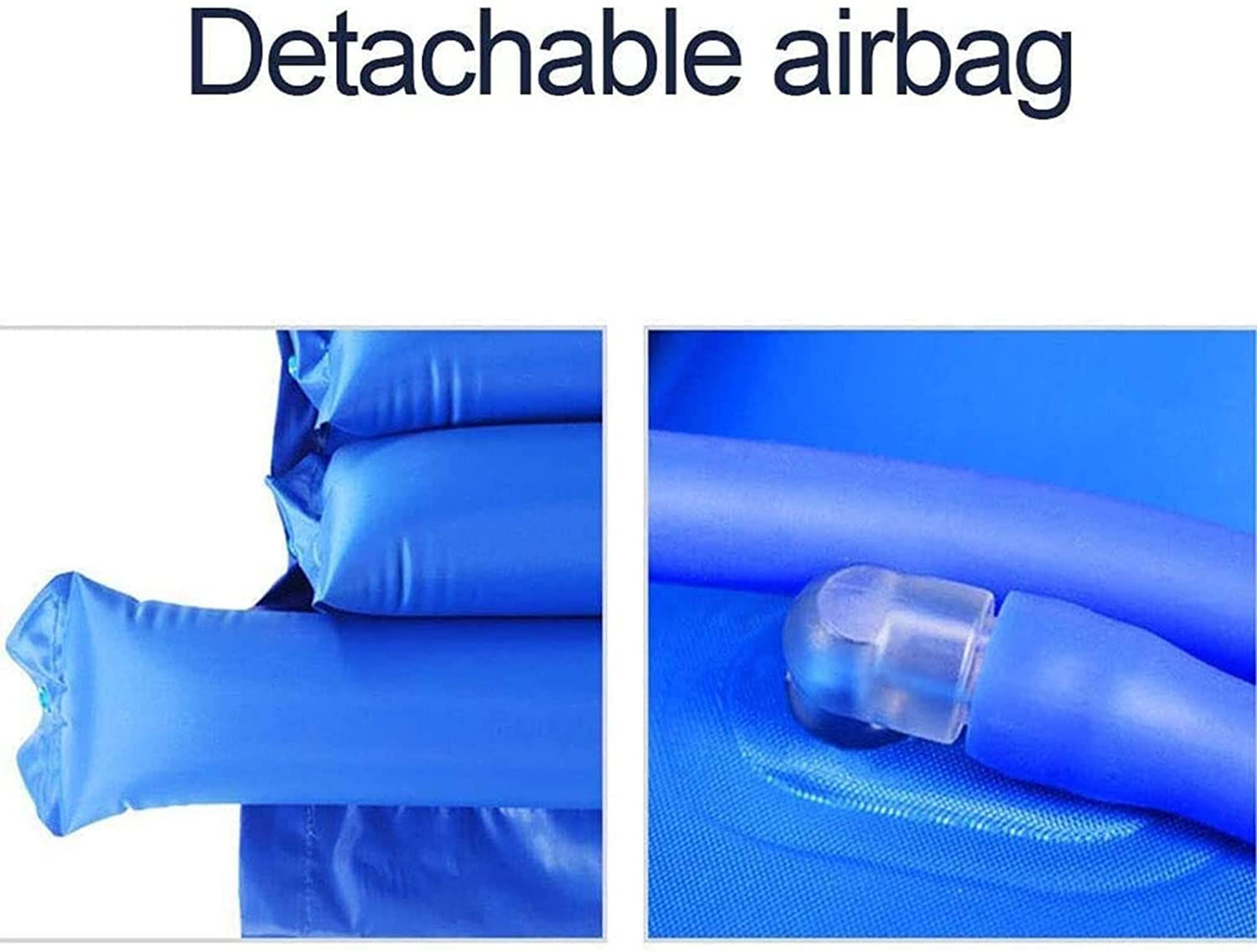 Colchón de presión alterna,Almohadilla de Aire para llagas,Cojín médico Colchón de Aire antiescaras con Orificio,Se Adapta a Cama de Hospital estándar