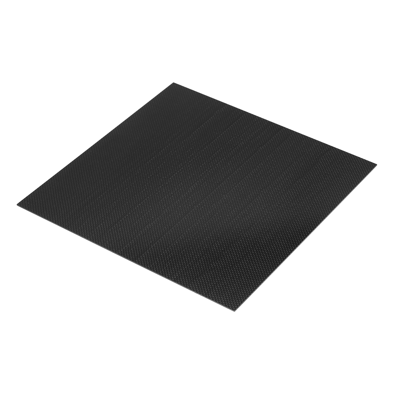 QUARKZMAN Lastra In fibre Di Carbonio 3K, 500 x 500 x 0.5mm, Pannello Flessibile Per Aeromodelli, Modellini Auto, Ricambi Auto (Liscio Lucido)
