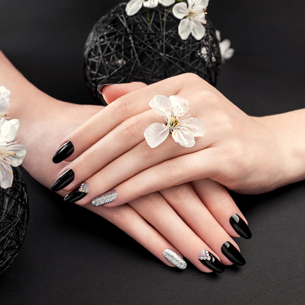 LOPHE Zestaw lakierów do paznokci, 4 x 8 ml, wzór do francuskiego manicure, profesjonalny lakier do paznokci, żelowy lakier do paznokci, półtrwały lakier żelowy (4 kolory)