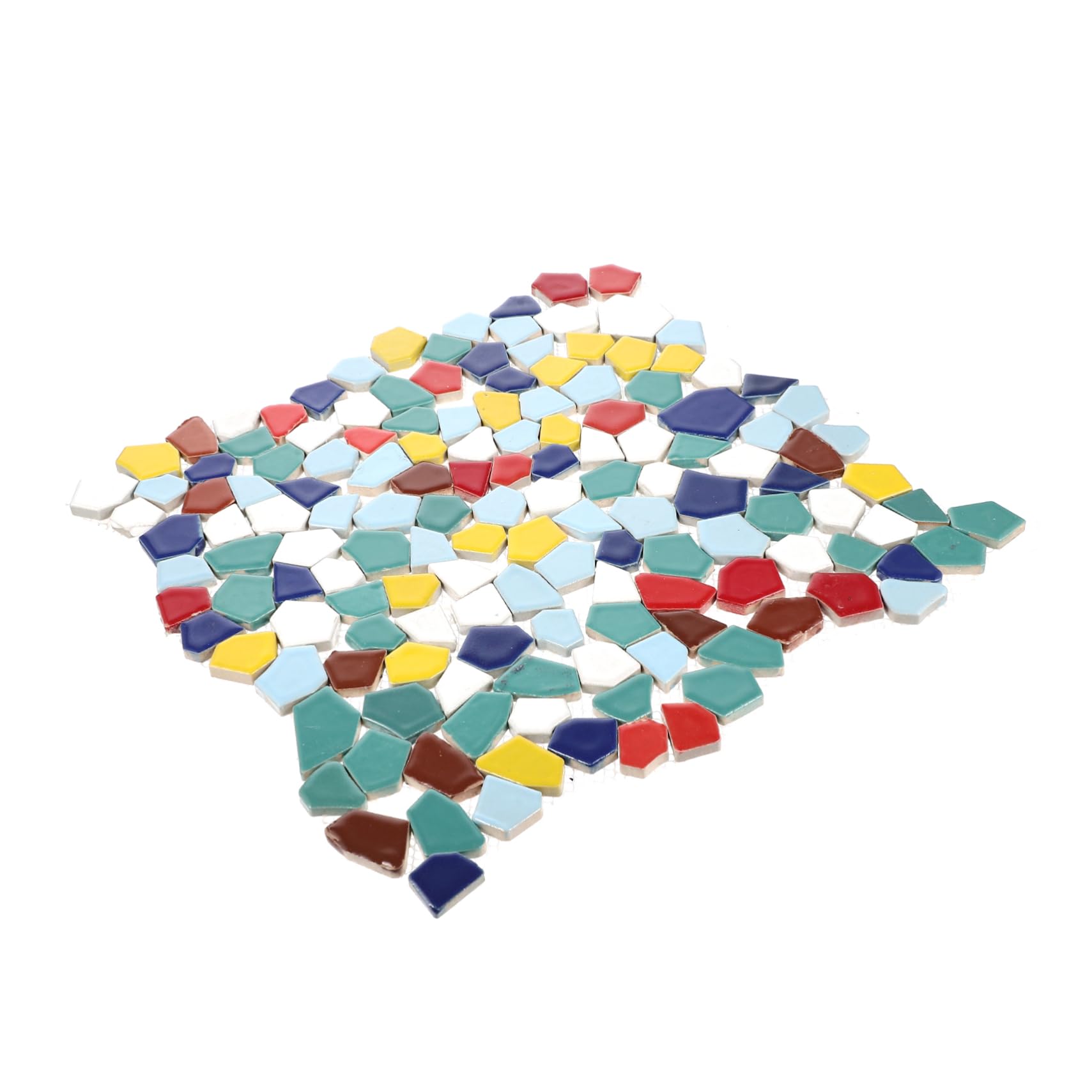 Housoutil Tessere Mosaico in Ceramica per Fai da Te e Artigianato, Forme Irregolari e Delicate, per Decorazioni Creative