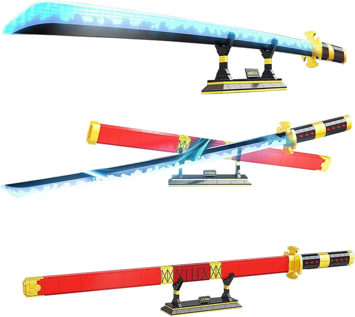 Buy 803 Pieces Zoro Sandai Kitetsu Sword Splicing Model Building Block One Piece 33 9in Yamato Sword Set With Sheath And Stand Cosplay Anime Katana Samurai Knife Building Model For Anime Fansluminous Online