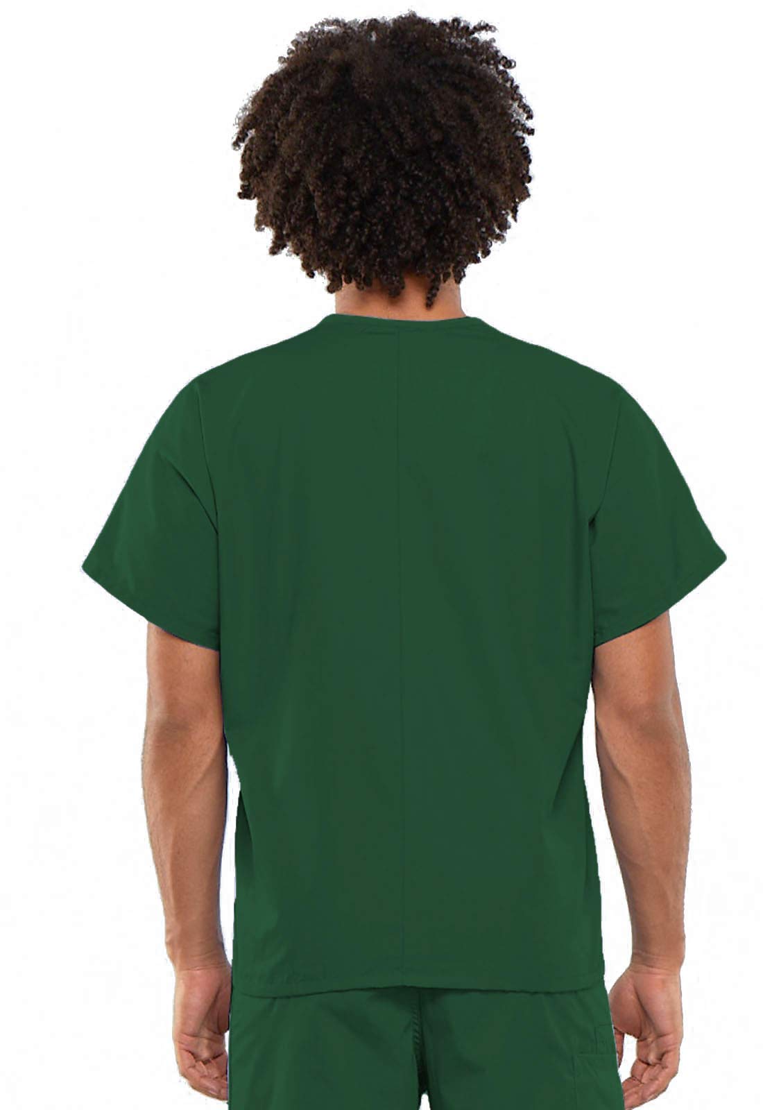 Cherokee Conjunto de ropa quirúrgica para hombres y mujeres de, ajuste tradicional cuello en V 4777 con cordón de tiro natural pantalón cargo 4100, verde cazador, XS Top/S Pant