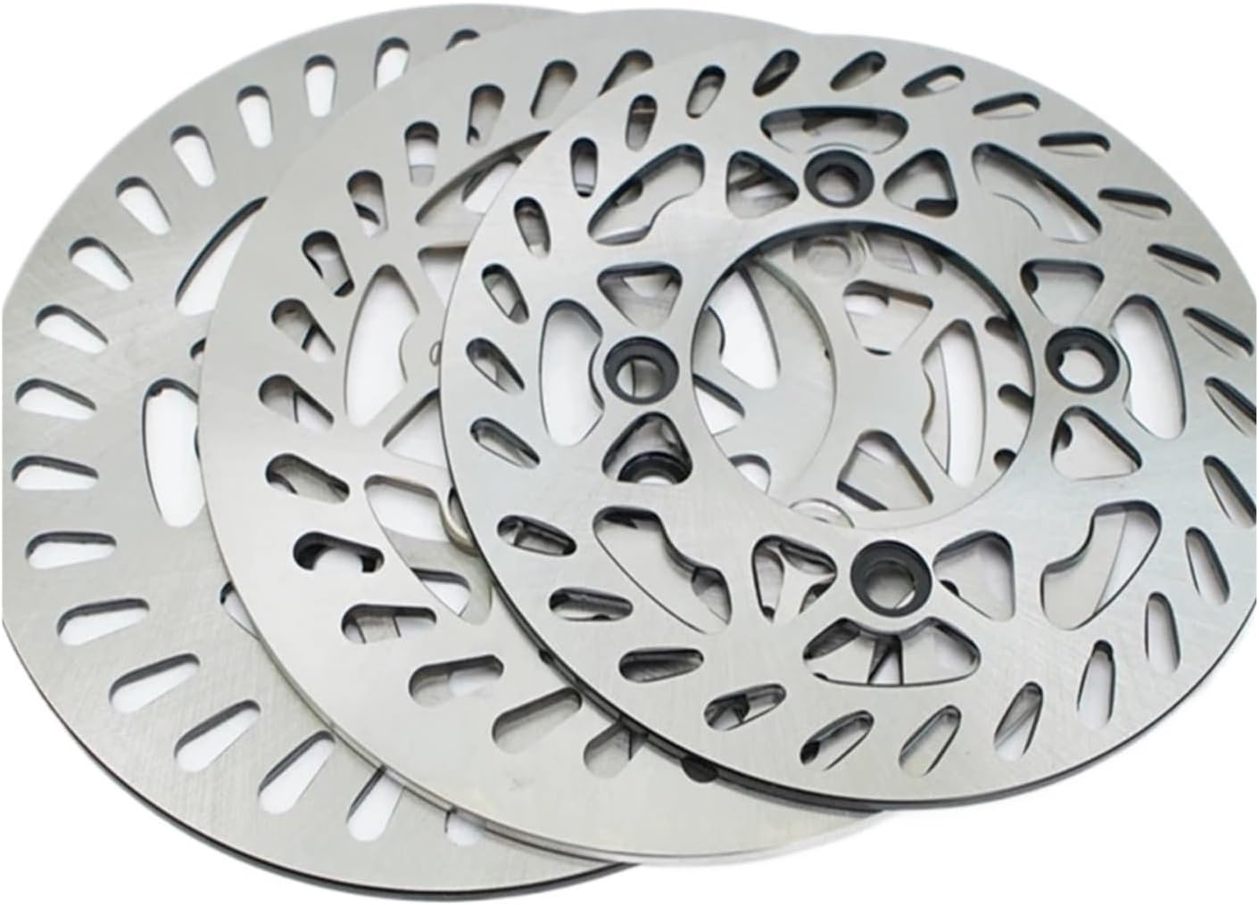 Motorcycle Four-hole Front Rear Brake Discs For A B 180mm 190mm 200mm 210mm 220mm / Small Off-road Vehicles Street Bikes