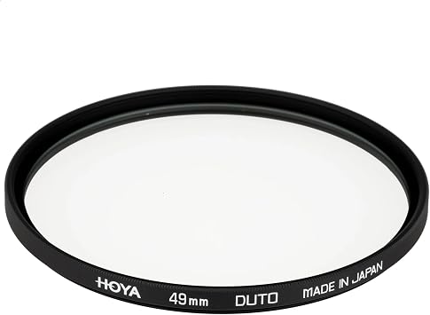Hoya Duto Glass 49mm Lens Filter Soft Focus Camera Filter with Concentric Lines, Sharp Center & Diffused Edges Multi-Coated Lens for Portrait & Product Photography