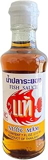 AquaNation Thai Fish Sauce (น้ำปลา), Authentic Nuoc Mam from Thailand, Traditional Umami Rich Flavor, Ideal for Cooking, Dipping, and Marinades, 7 fl oz Bottle (1)