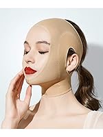 Vista 2 de Anna-Kaci Banda de soporte para la barbilla para mujer, vendaje de compresión postquirúrgica, envoltura de compresión para el cuello y la barbilla