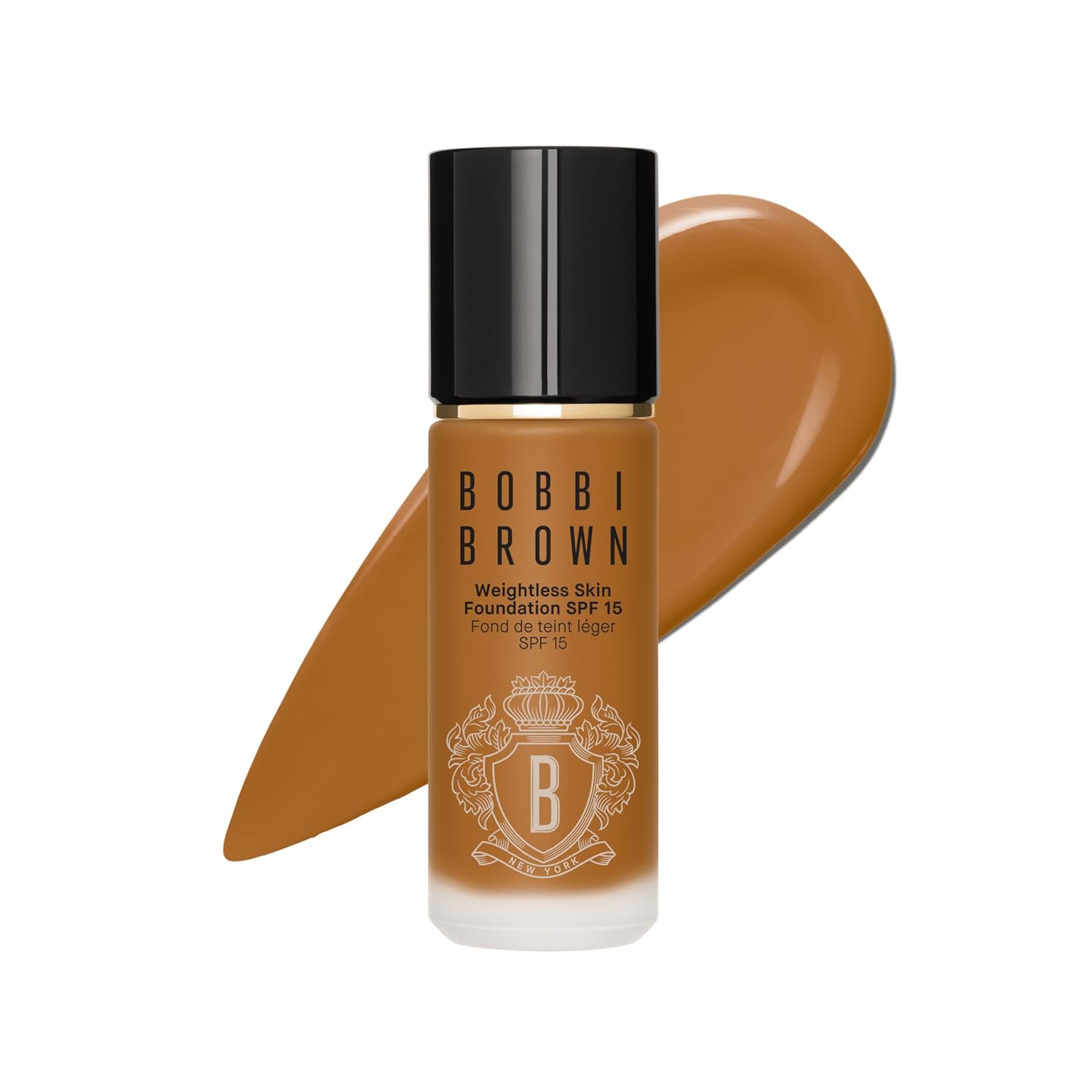 Bobbi Brown Weightless Skin Foundation SPF 15 | Oil-Controlling, 24-Hour Hydrating Foundation, Medium Coverage| Natural Matte Finish, 1 Fl Oz
