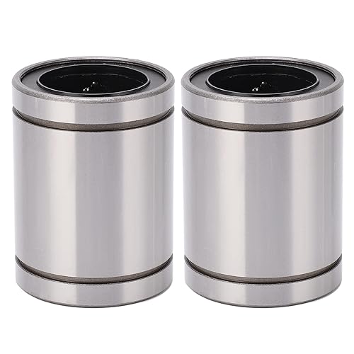 2 rodamientos lineales LM40UU de aproximadamente 2.362in de diámetro exterior de 1.575in de identificación, rodamientos lineales de cilindro de alta