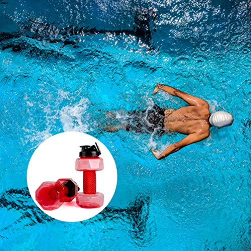 CLISPEED 1 Unidade Garrafa De Água Fitness Copo Haltere Halteres Ajustáveis Haltere De Injeção De Ág