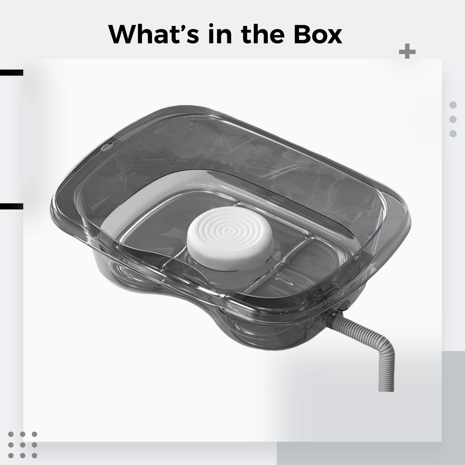 Lavabo portátil para postrado en cama, bandeja de lavado de cabello para personas mayores en casa, compañero de champú para movilidad limitada con soporte para el cuello, manguera de drenaje extendida