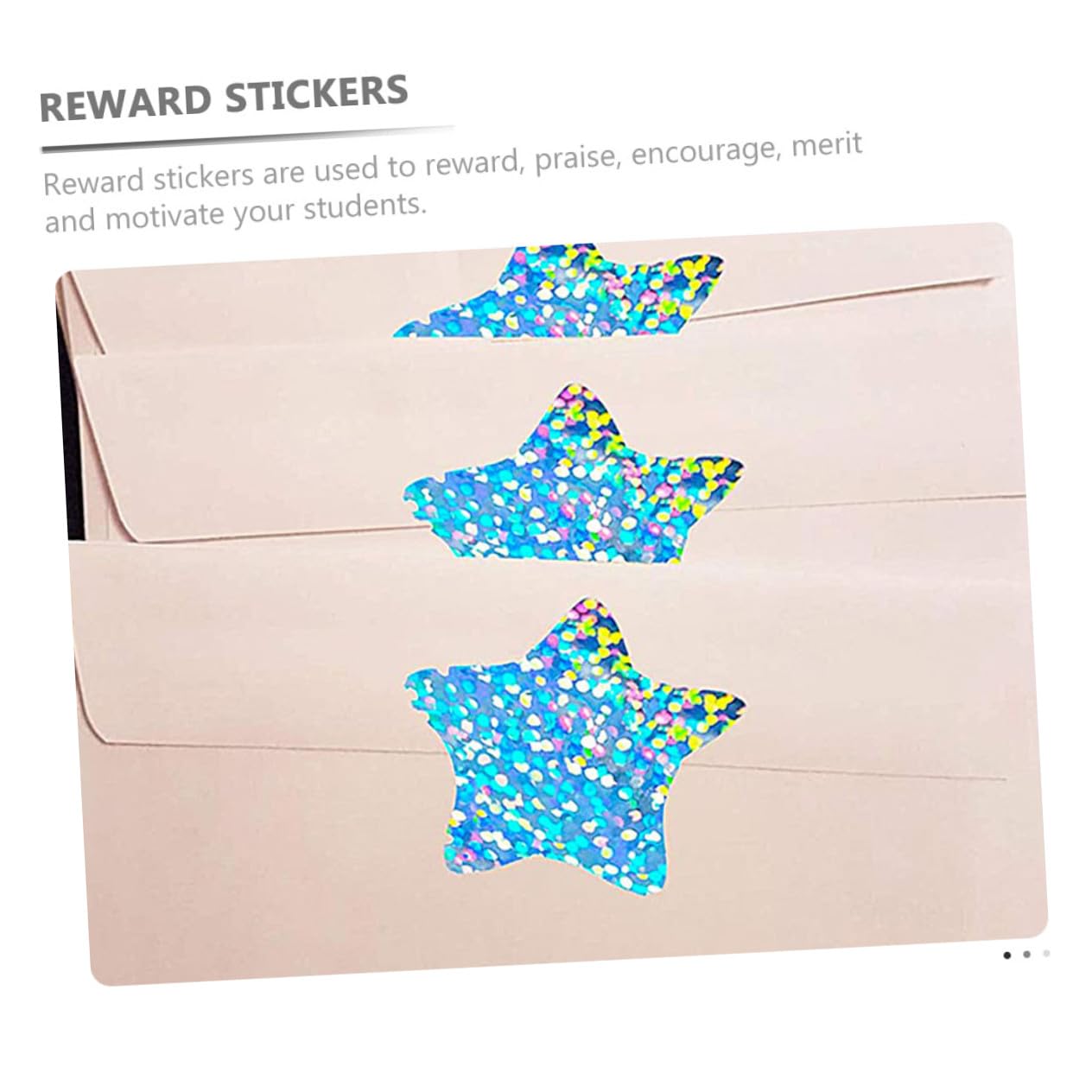 ARTIBETTER 3 Ensembles Autocollants De Récompense Autocollants Scolaires Pratiques Étiquettes Décoratives Étanches 3 Rouleaux*3