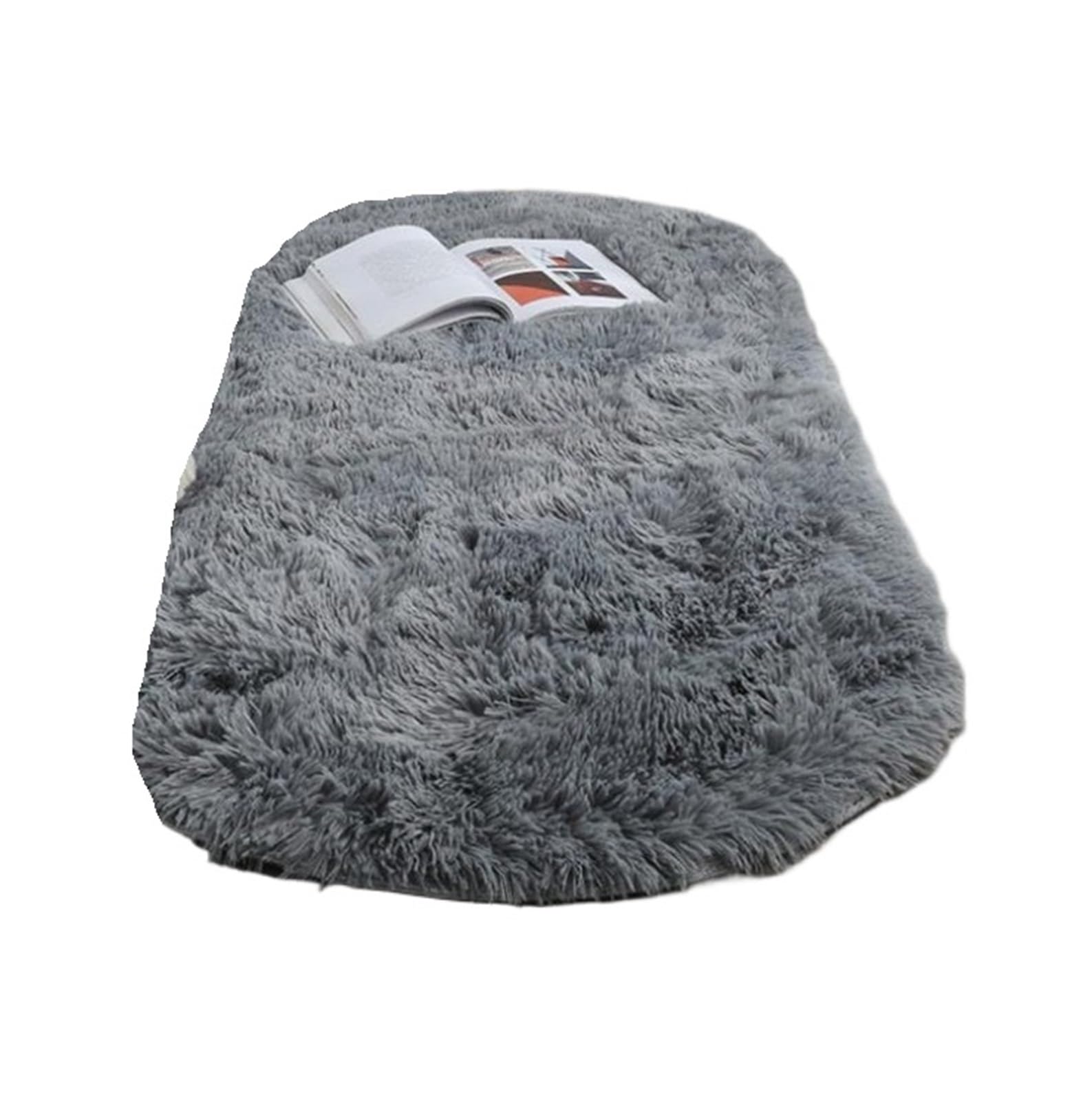 Tapis de chambre en peluche pour décorer le salon près du canapé