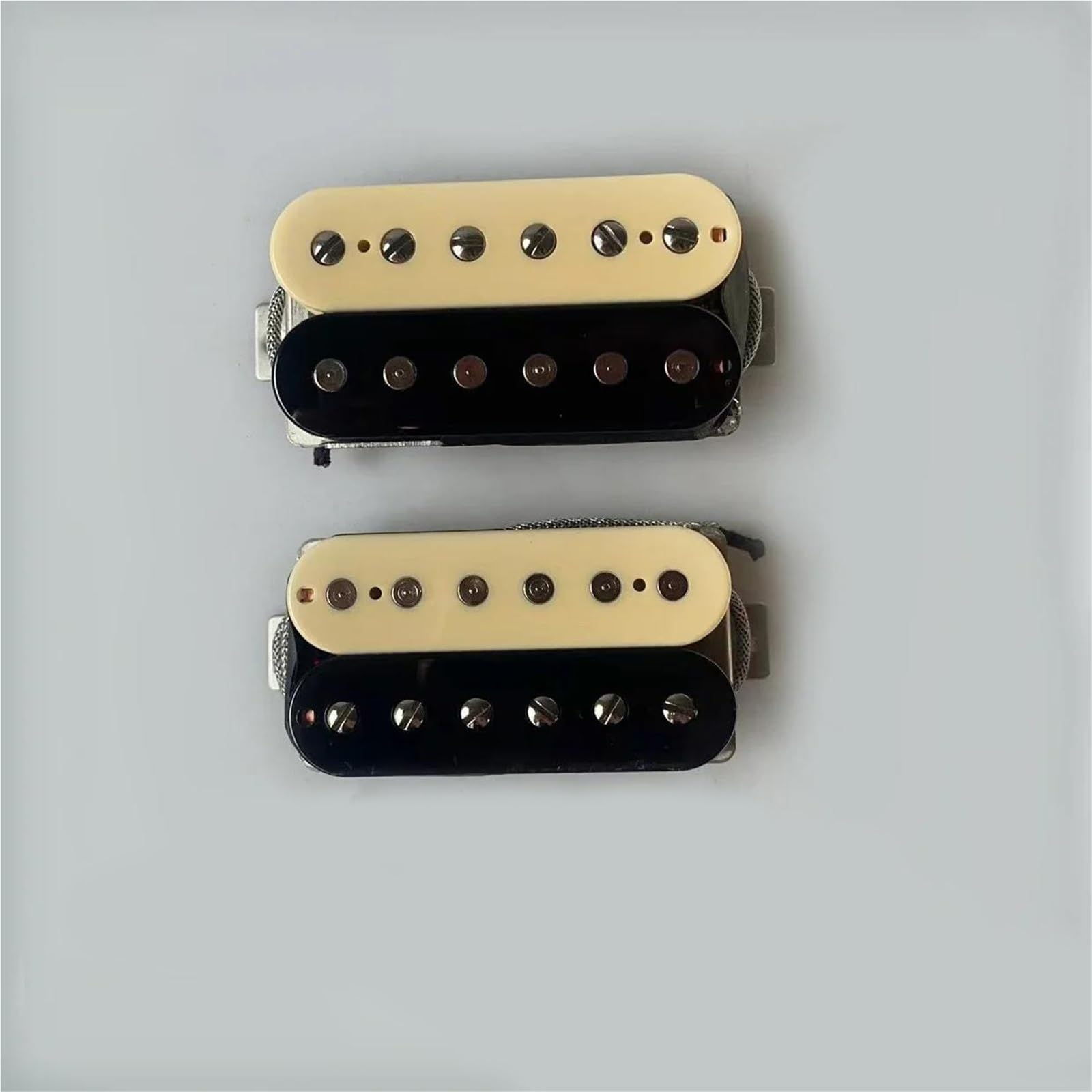Przetworniki Humbucker Przetworniki gitarowe Czarny/Zebra Przetworniki Instrumentów Gitary Elektrycznej(Zebra)