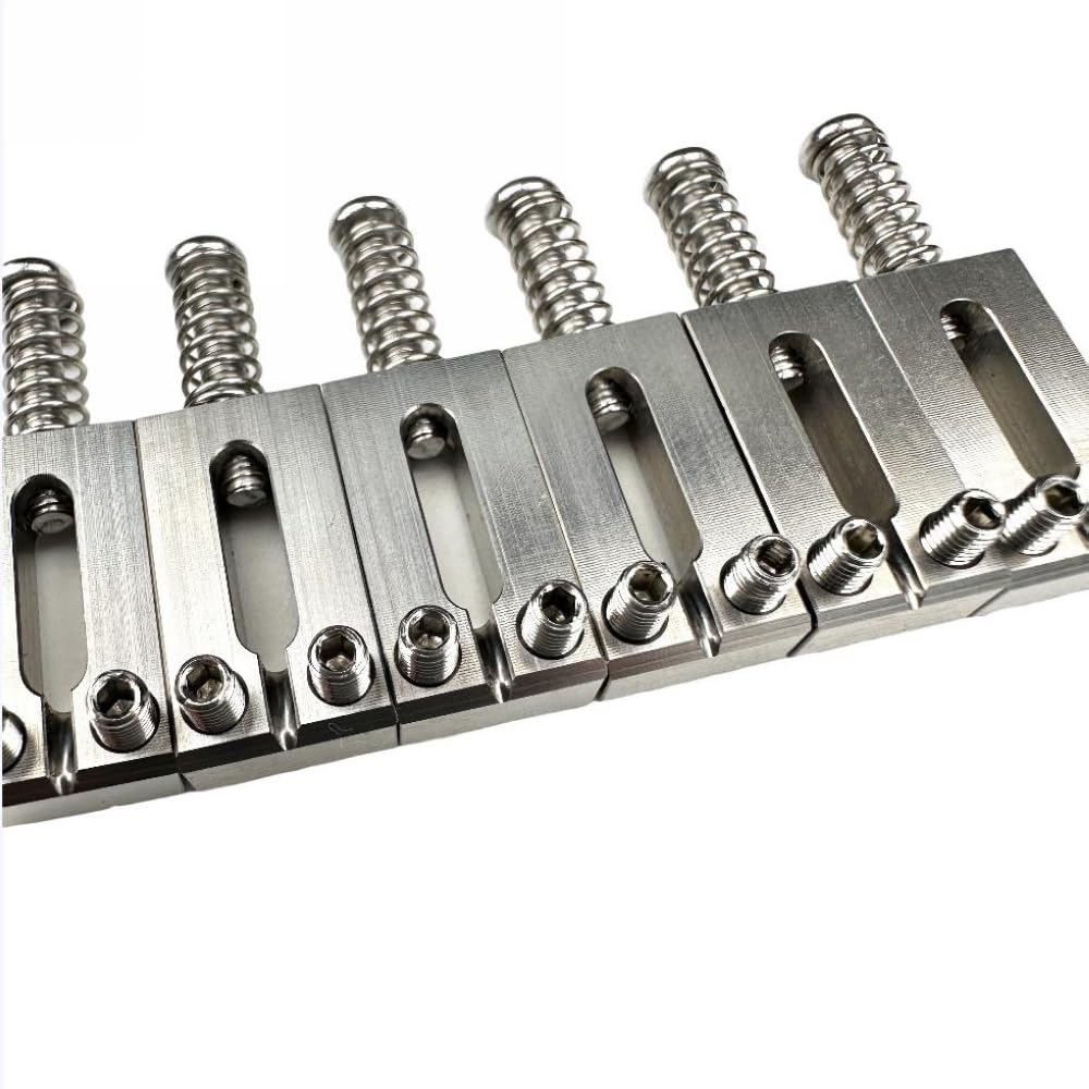 Amazon.com: Kaynes 6PCS Guitar Bridge Saddles – Titanium Alloy