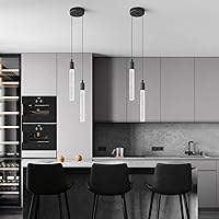 Vista 142 de Kitchen Island Lighting Modern Light Fixture Kitchen Island Pendant Light Dimmable LED Chrome Mini Pendant Lighting Dinning Room Living Room Chrome