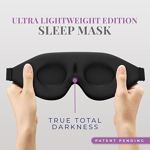 Miniatura 9 de Antifaz para dormir 2 unidades  Antifaz para dormir  Patentada, contorneada, 100% apagón, máscaras para dormir de cero presión para mujeres y