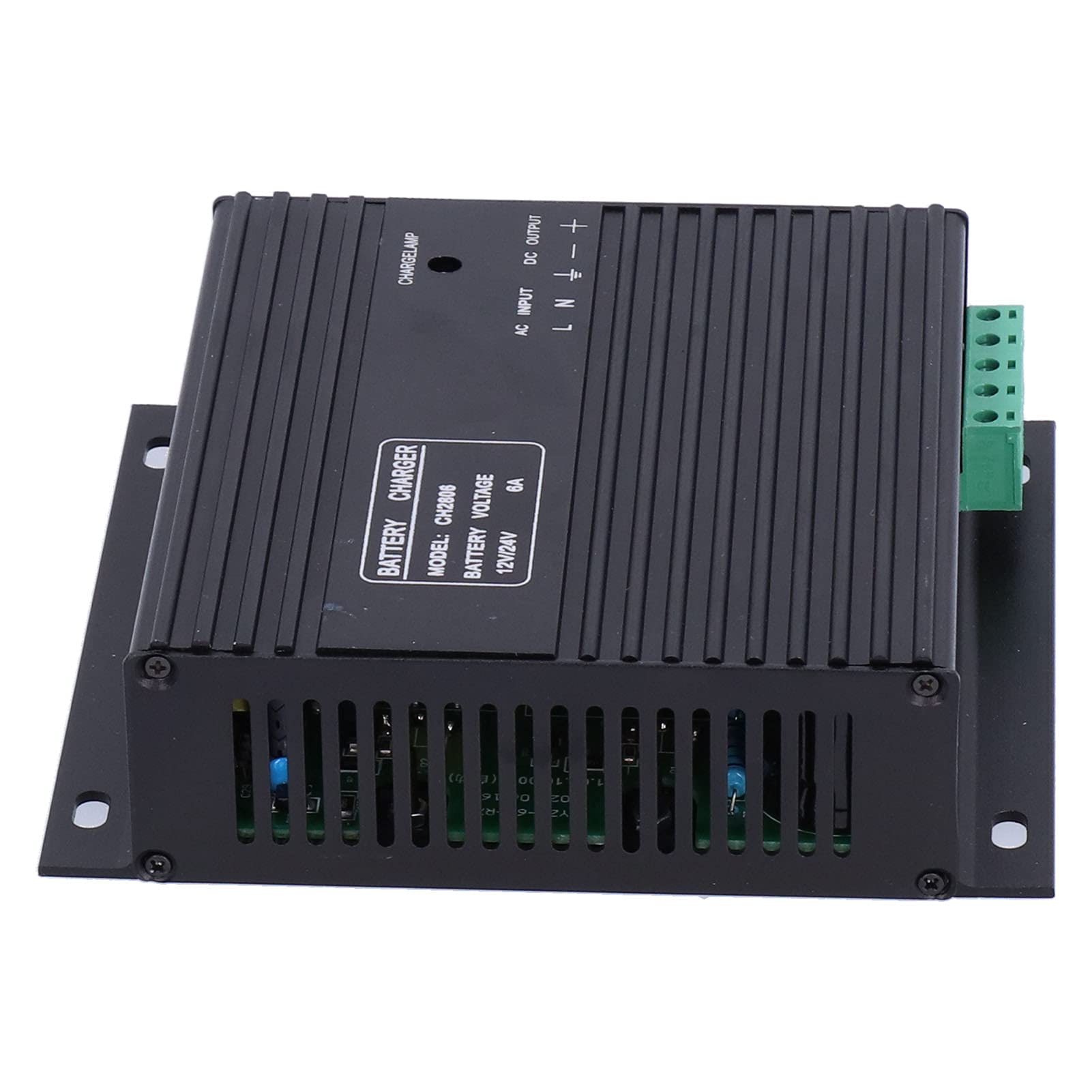ViaGasaFamido Caricatore della Batteria Intelligente DC12V/24V, Generatore Manutentore Automatico Genset Intelligent Battery Caricatore per Motociclette Automobilistiche Automobilistiche