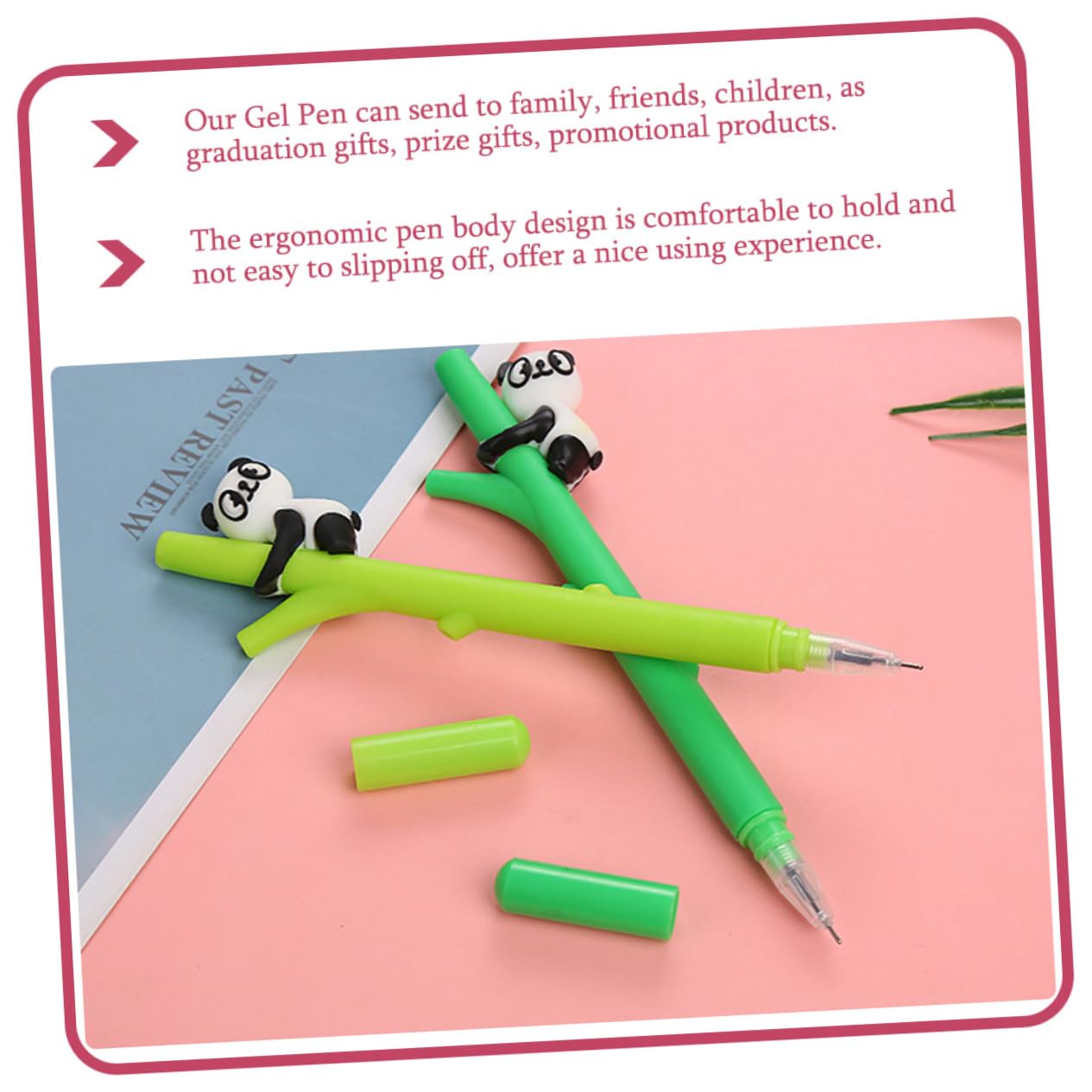 5 Set Penna Gel Panda Evidenziatore Penne Per Gatti Bomboniere Per Penne Gel Per Animali Penna A Sfera Recinti Per Animali Regali Premio Per Plastica 10 Pezzi * 5
