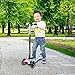Scooter for Kids 3 Wheels Scooter Kids Scooter 4 Adjustable Height Lean to Steer Extra-Wide Deck Kids Scooter with LED Light Up Wheels Toddlers Girls & Boys from 3 to 12 Year-OldLearn to Steer