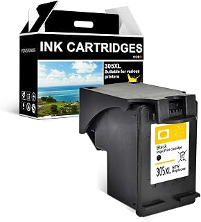Cartuchos De Tinta De Alto Rendimento De 305xl, Compatíveis Para Cartuchos De Tinta Coloridos Para HP 305xl BK, Trabalho Para HP OfficeJet 2710 2720 4110 4120 6420 black