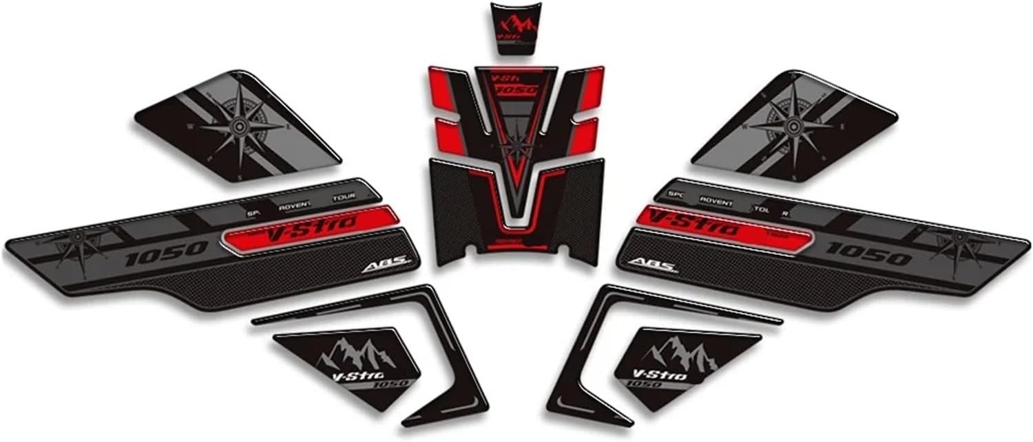 Motorcycle Tank Sticker Tank Pad Protector Stickers Fuel Oil Decals Kit for Suz&uki V-Strom DL1050XT 1050XT DL1050 Adventure Motorcycle.