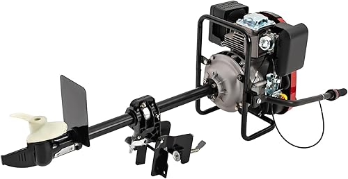 Miniatura 5 de DCEHKR Motores fuera de borda de 196CC Motor de barco de 4 tiempos Motor de barco resistente con refrigeración por aire y sistemas de encendido TCI