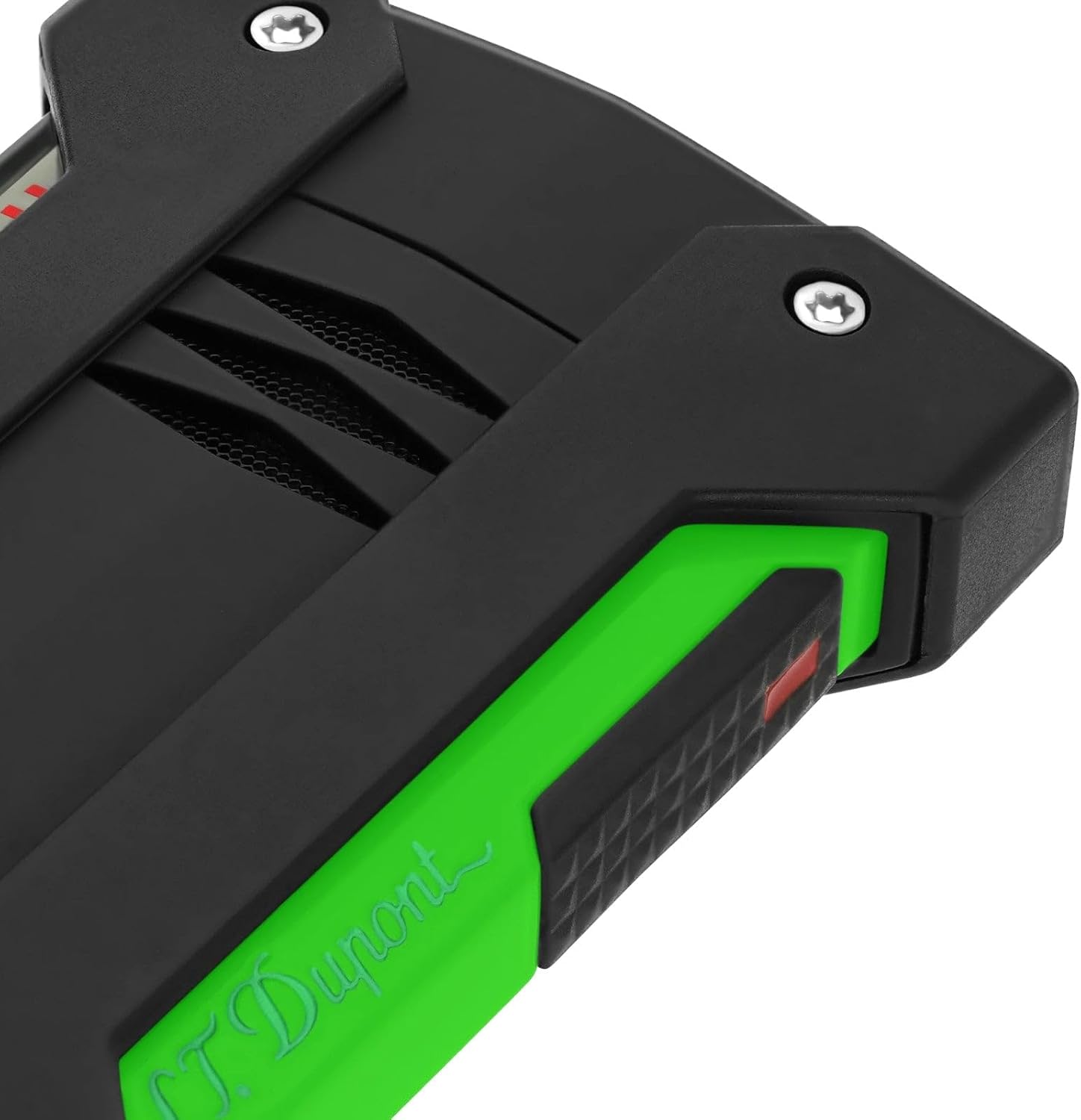 S.T. Dupont Defi Extreme Lighter Fluo Vert 021417, Black / Green