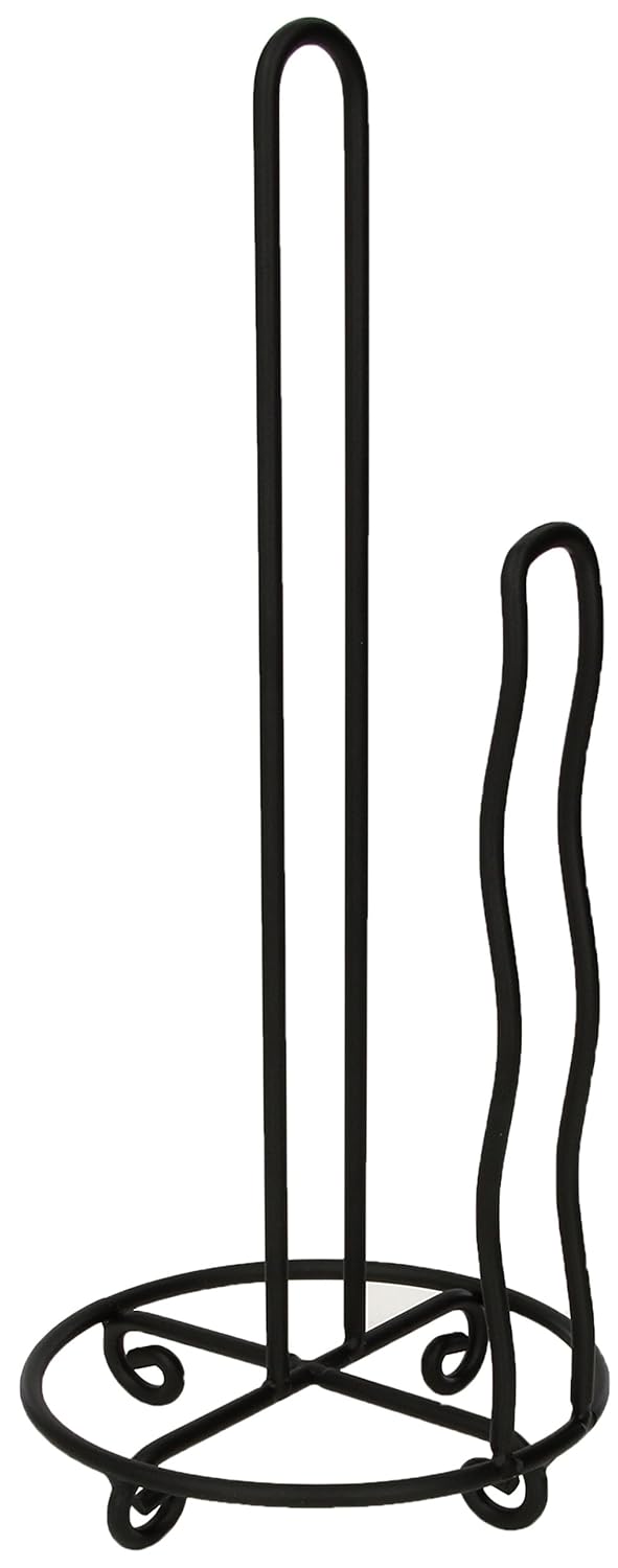 American Metalcraft THN61 Paper Towel Holder, 6" Length x 6" Width, Black