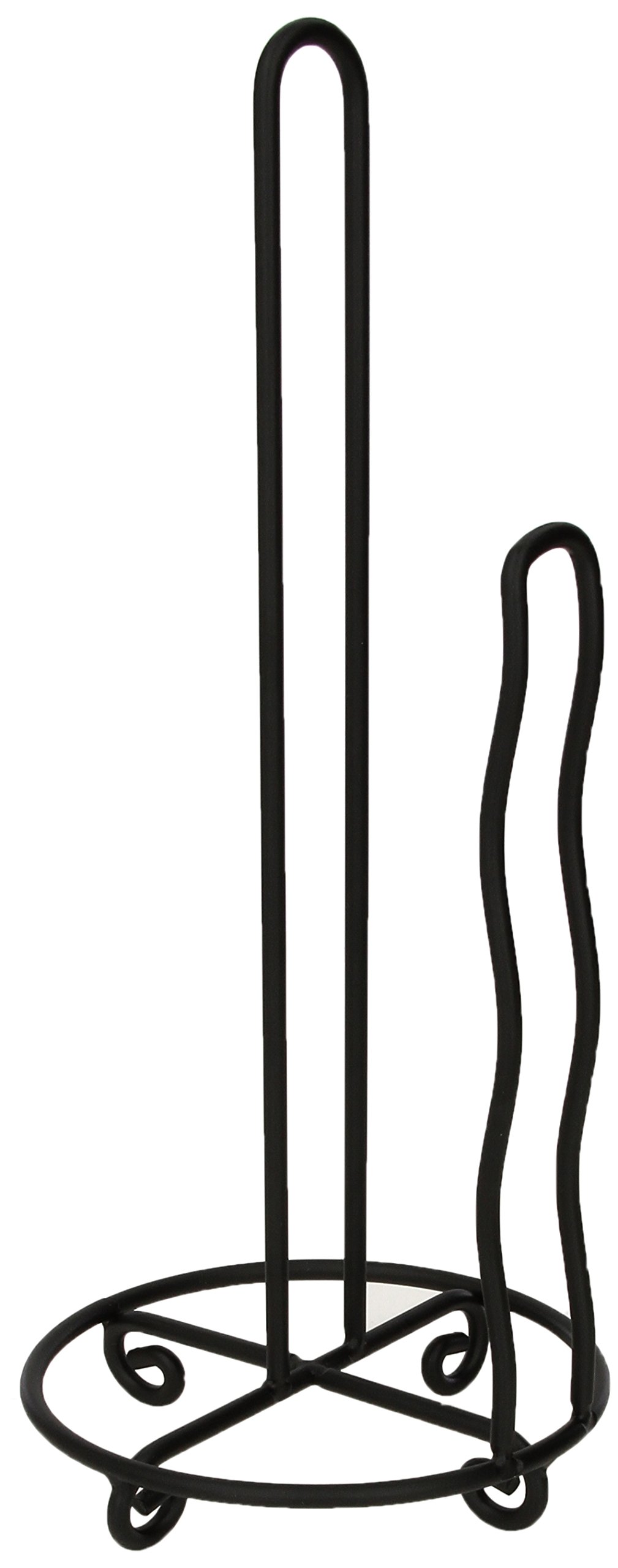 Paper Towel Holder by American Metalcraft – Wrought Iron, Black, Model THN61