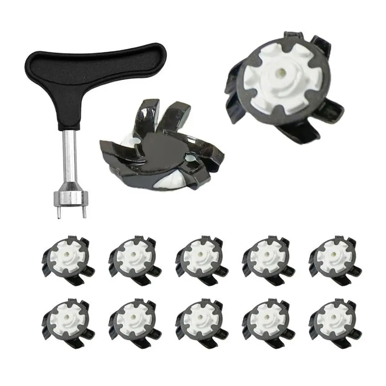 Lot de 50 crampons pour chaussures de golf antidérapants et portables