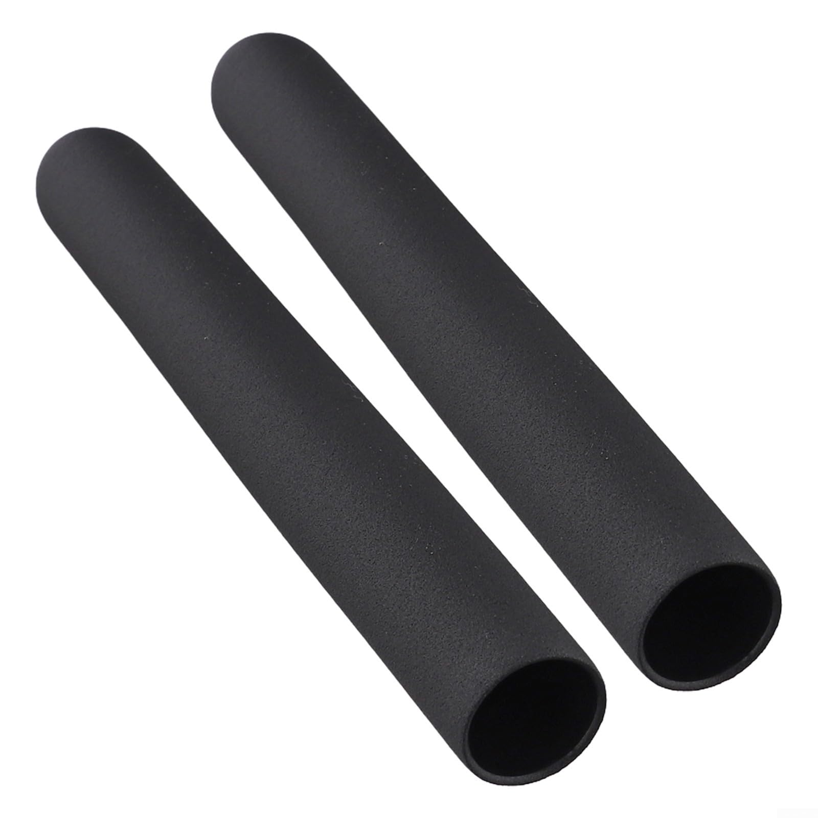 2 Pack PVC Handlebar Grips For Fitness Equipment, Non-Slip Dipped Gym Handle Covers With 20-31mm Inner Diameter, Replacement Accessories For Exercise Machines And Outdoor Tools, Black(25mm 250mm)