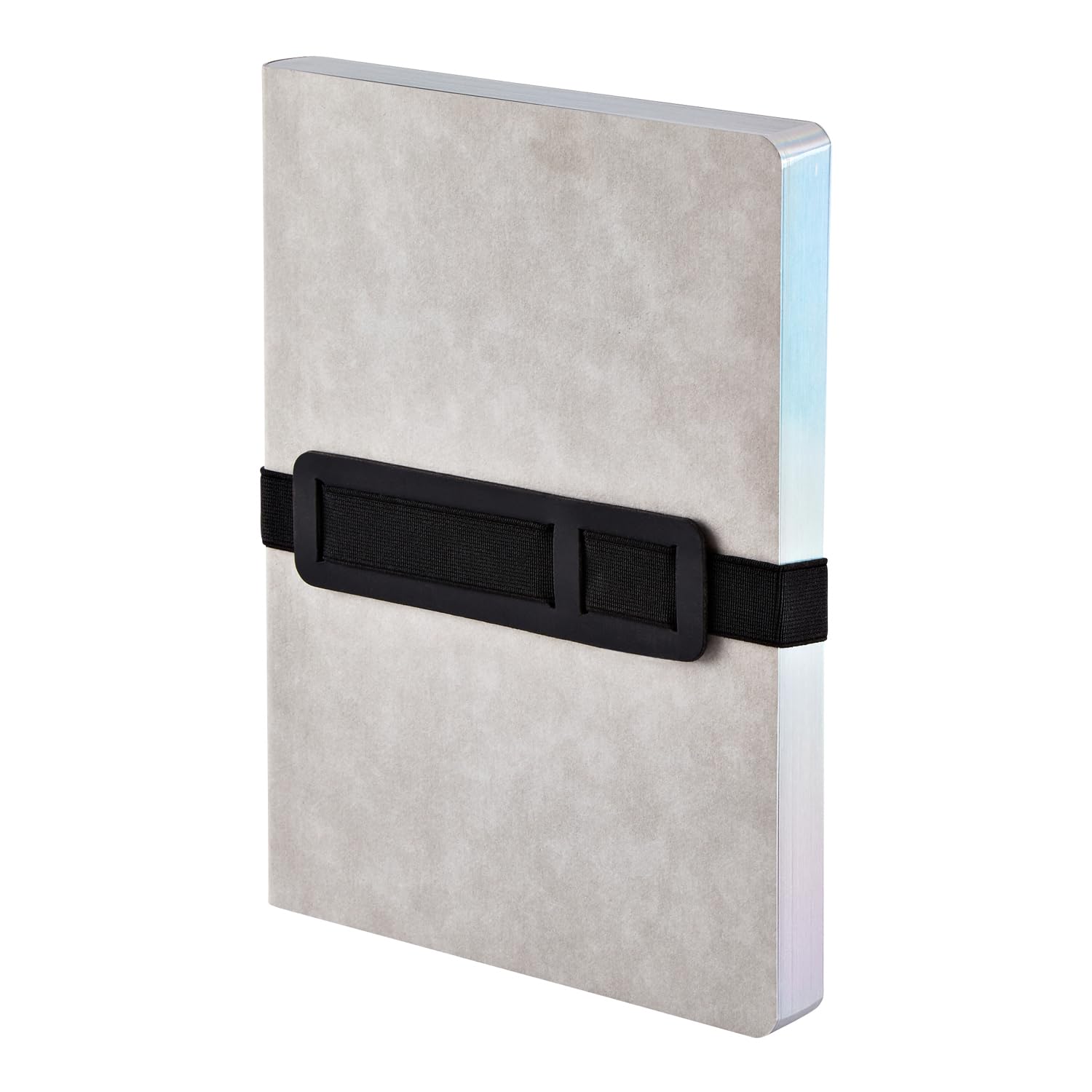 nuuna Voyager L - Taccuino A5+, a pois, 3,5 mm, 256 pagine numerate, carta premium da 120 g, materiale vegano, con supporto per penna e smartphone, prodotto in Germania