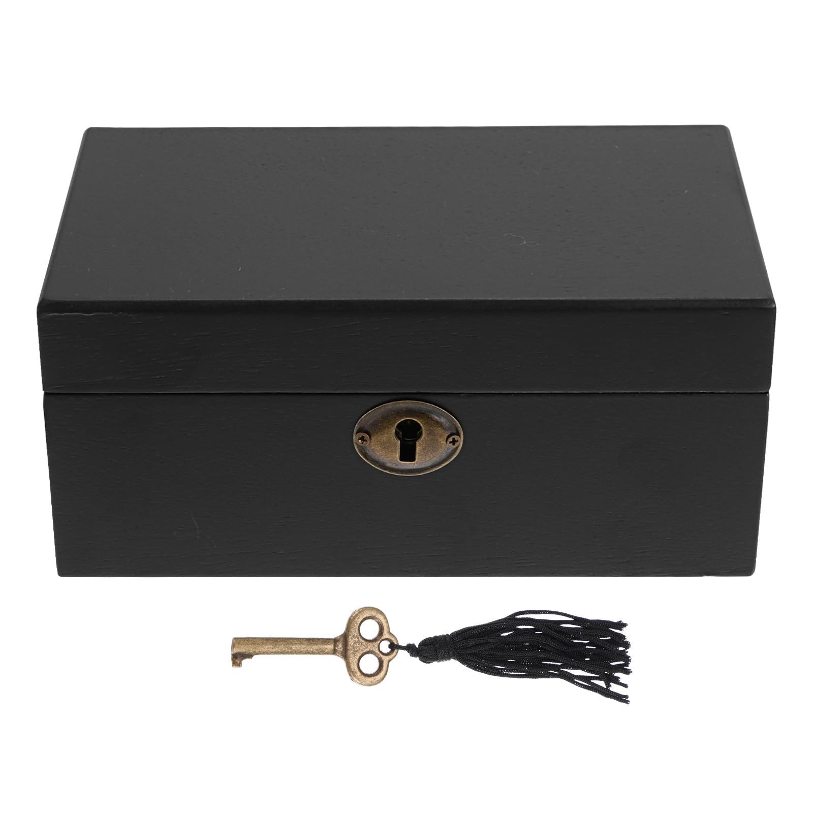 INOOMP Caja de Reloj de Madera Negra para Guardar y Exhibir Relojes