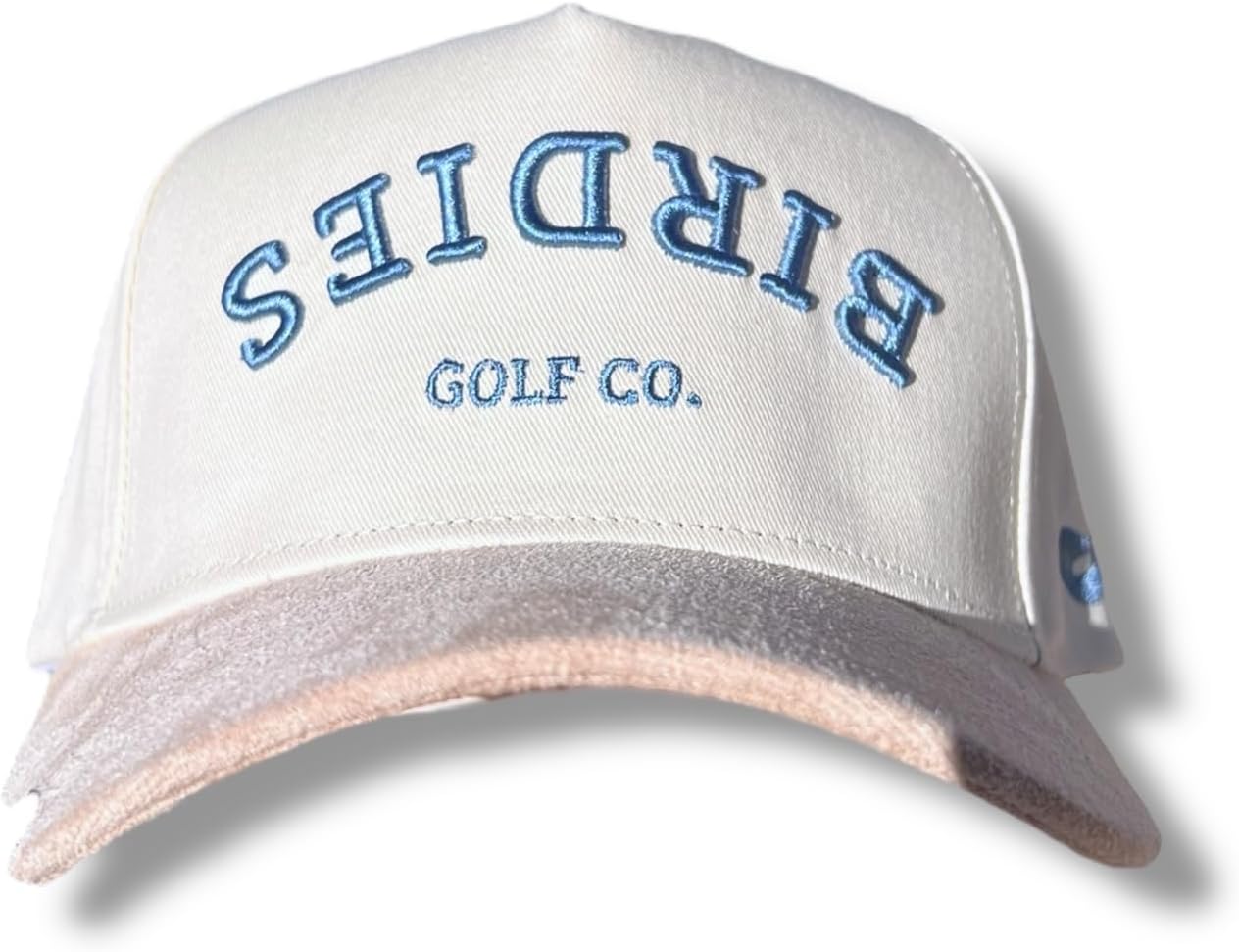 Suede Collection: Upside Down Birdies Hat Beige - Image 2