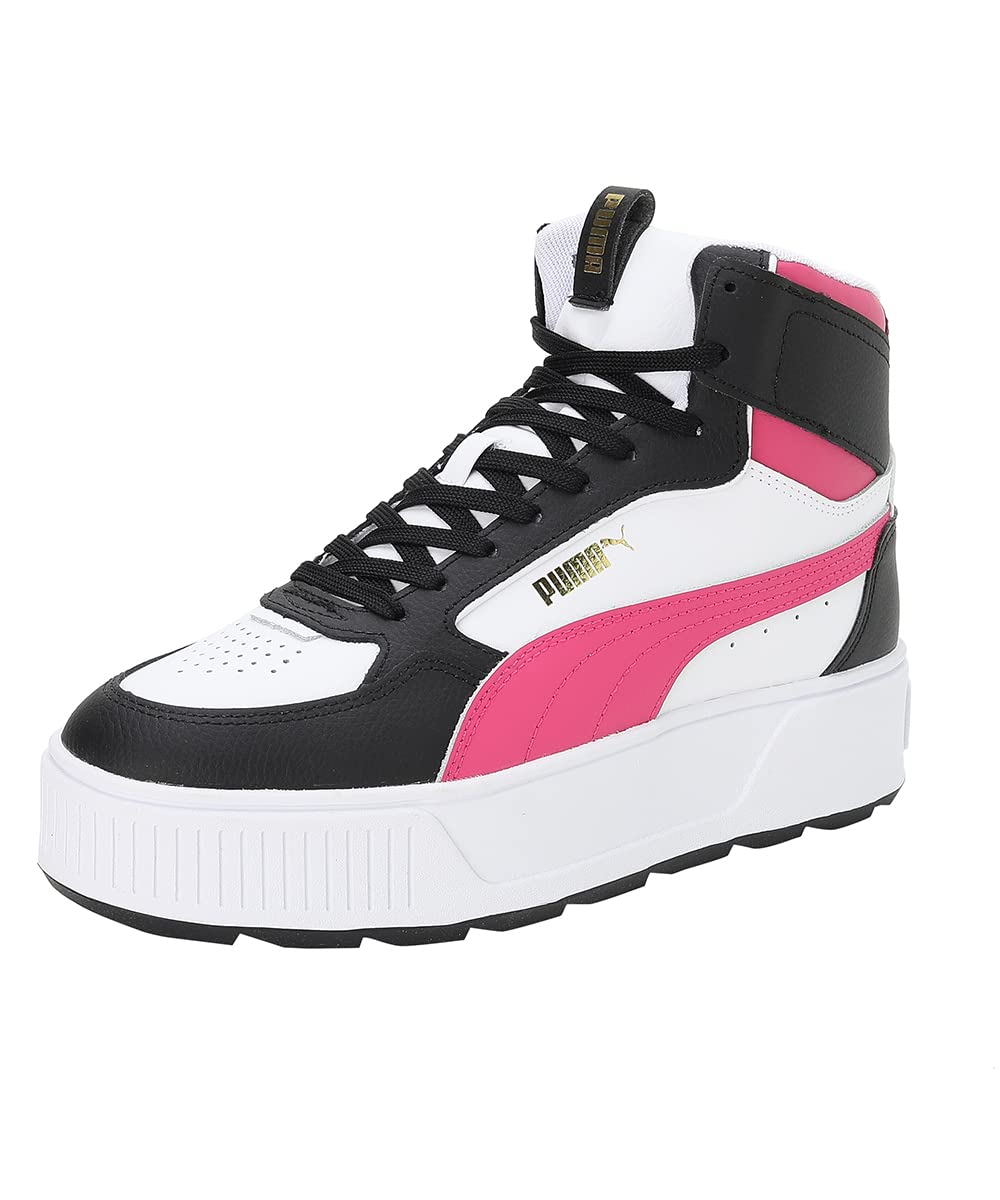 PUMA Karmen Rebelle Mid, Damen-Tennisschuhe, weiß, 37 EU, weiß, 37 EU