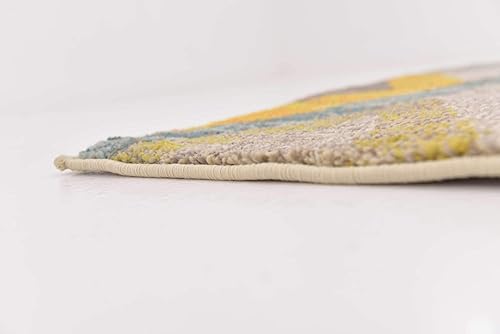 Miniatura 9 de Unique Loom Sedona Collection Southwestern, envejecida, sobreteñida, moderna, tribal, alfombra de área abstracta, 6 pies, multicolor y beige