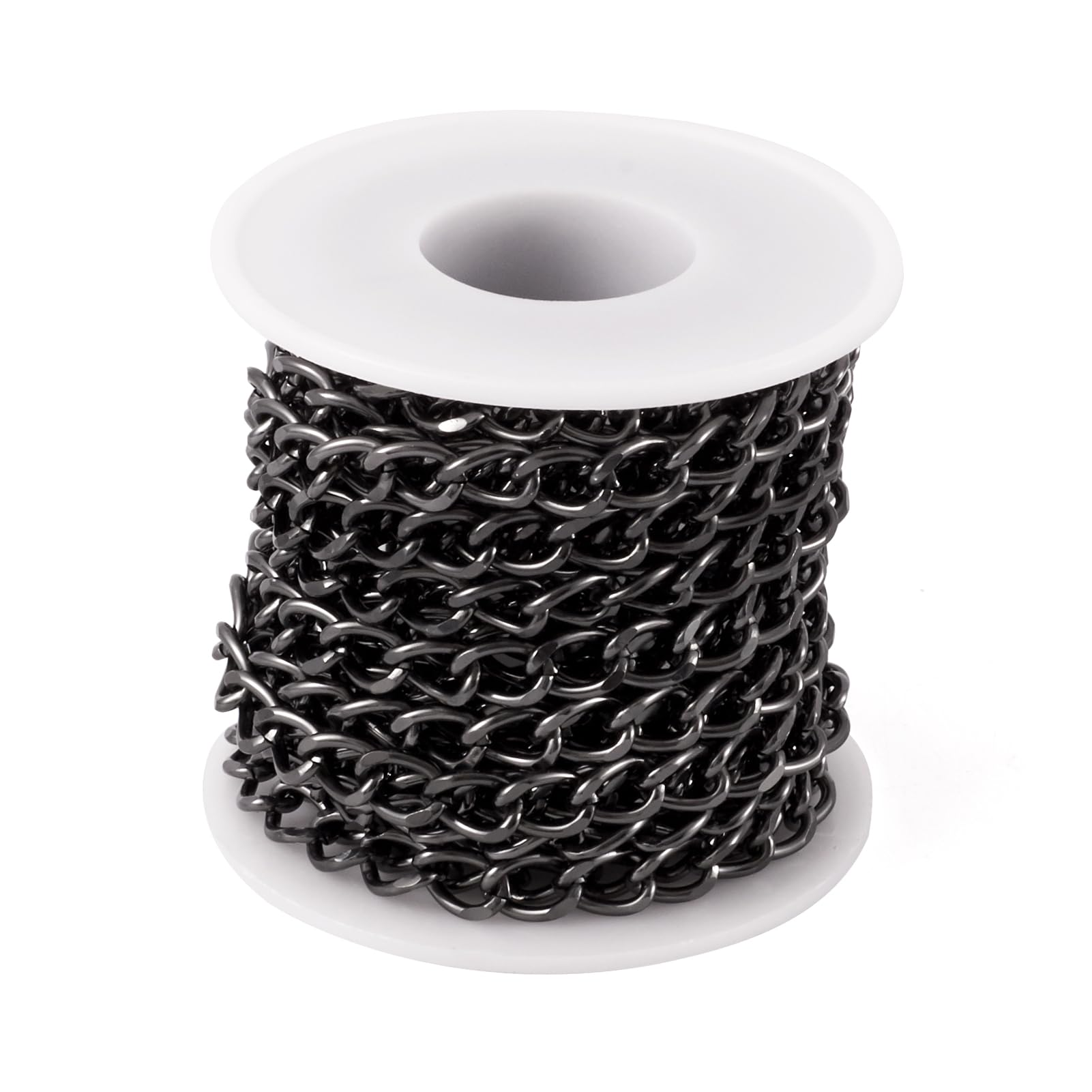 Chaînes à maillons en aluminium finition soignée pour joaillerie artisanale