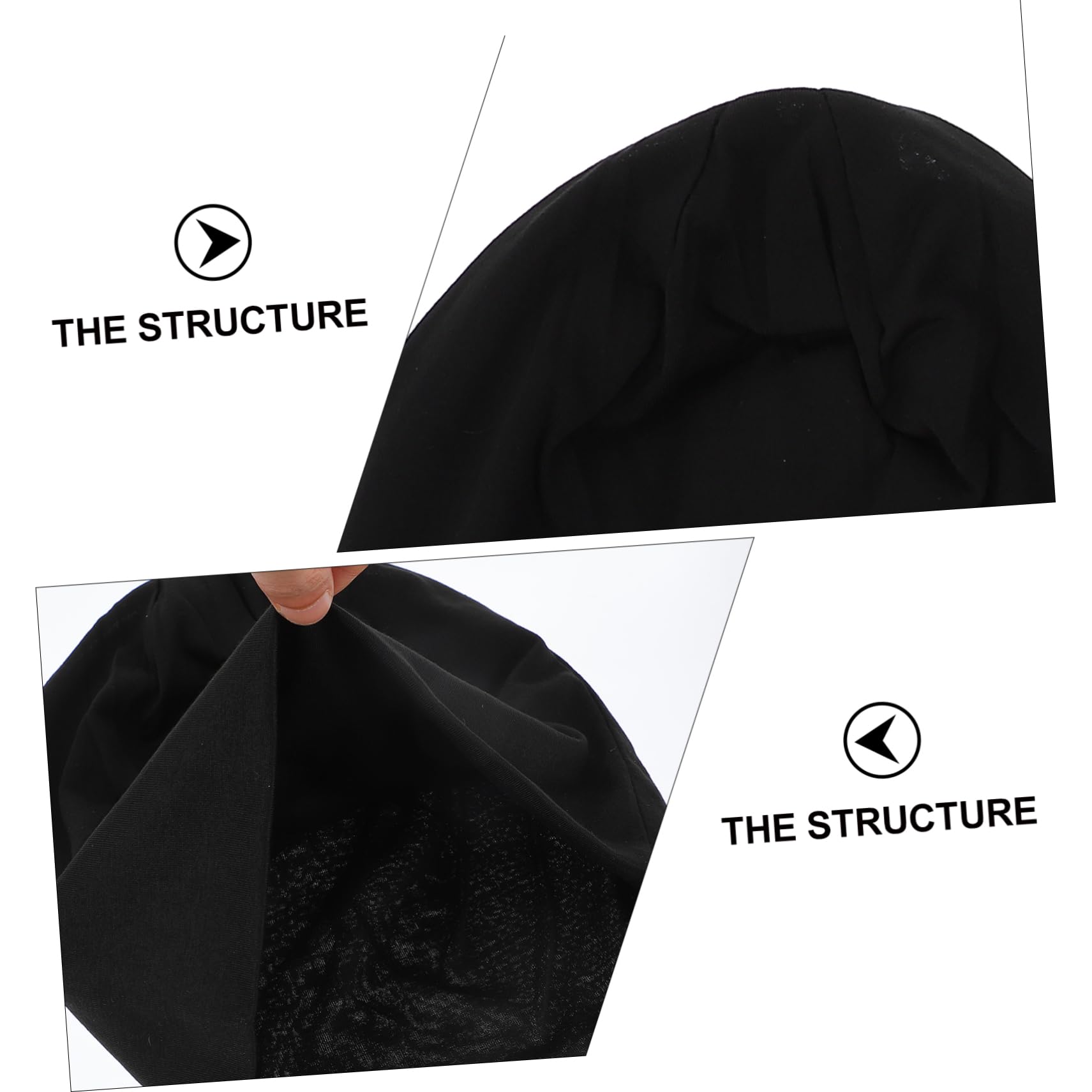 6 Piezas Gorro De Cobertura Puño Gorro De Nieve Poliéster