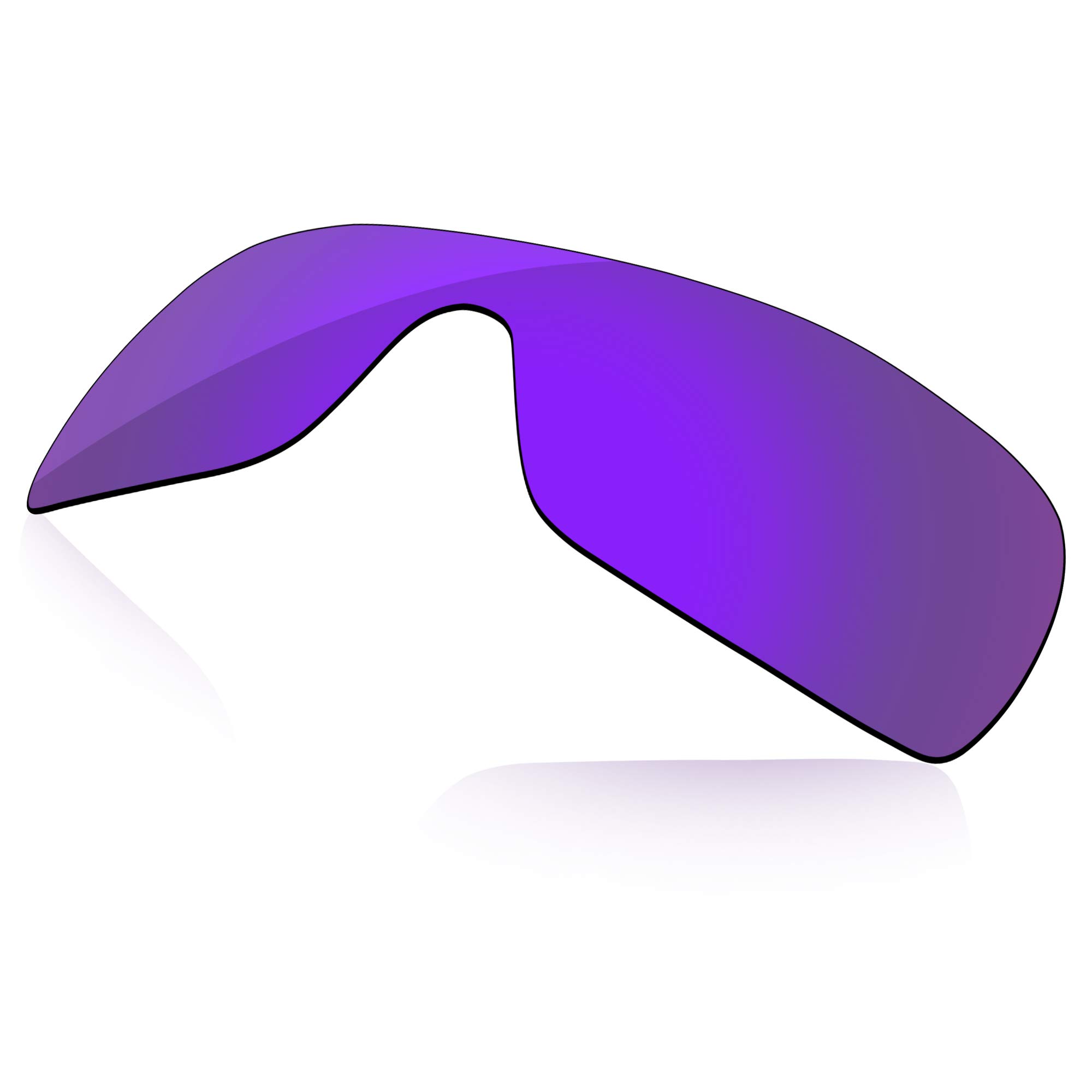 Lenzreborn Men's Grape Violet - Polarized Mirrored Polarized Lens Replacet For Oakley Oil Rig Sunglass
