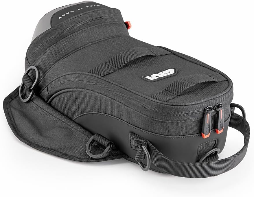 Generico EASY02 Borsa da serbatoio Easy-T, 6 litri aggancio con magneti e cinghie compatibile con GIVI EASY