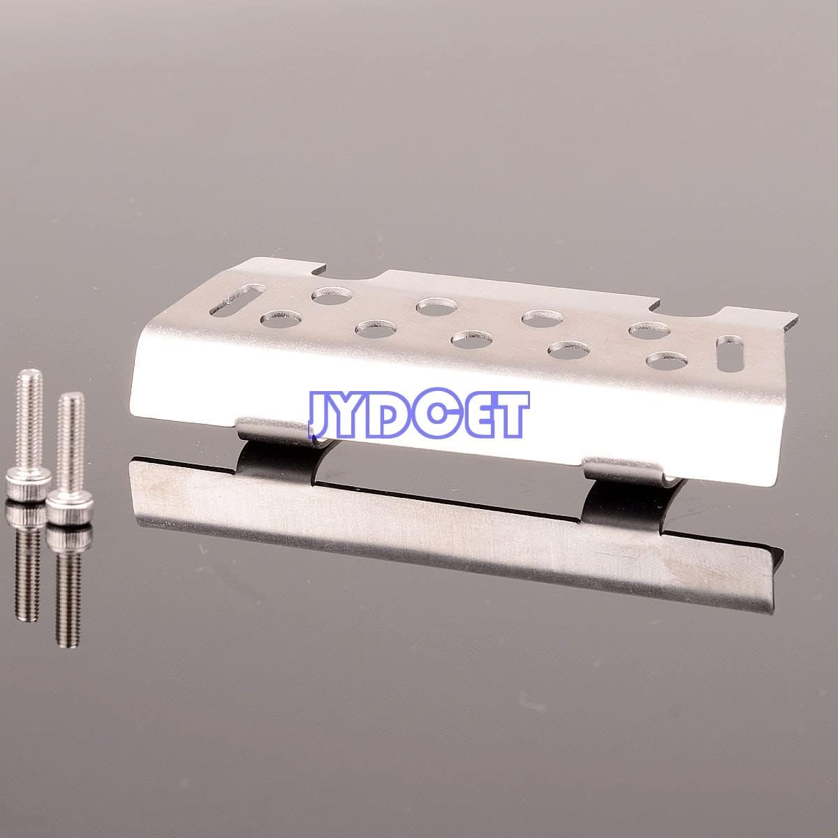 Skid Plate Stainless Steel AxleBumper Bottom Protection Skidplate for RC 1/10 TRAXS Car RTX-4 RTX4