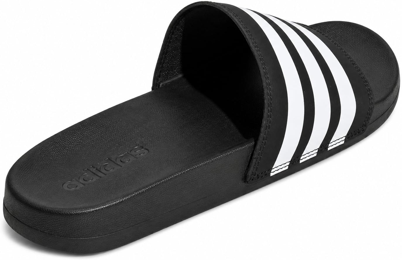 adidas Unisex, Adilette Comfort Slides, Team Navy Blue/White/White, 7, Medium