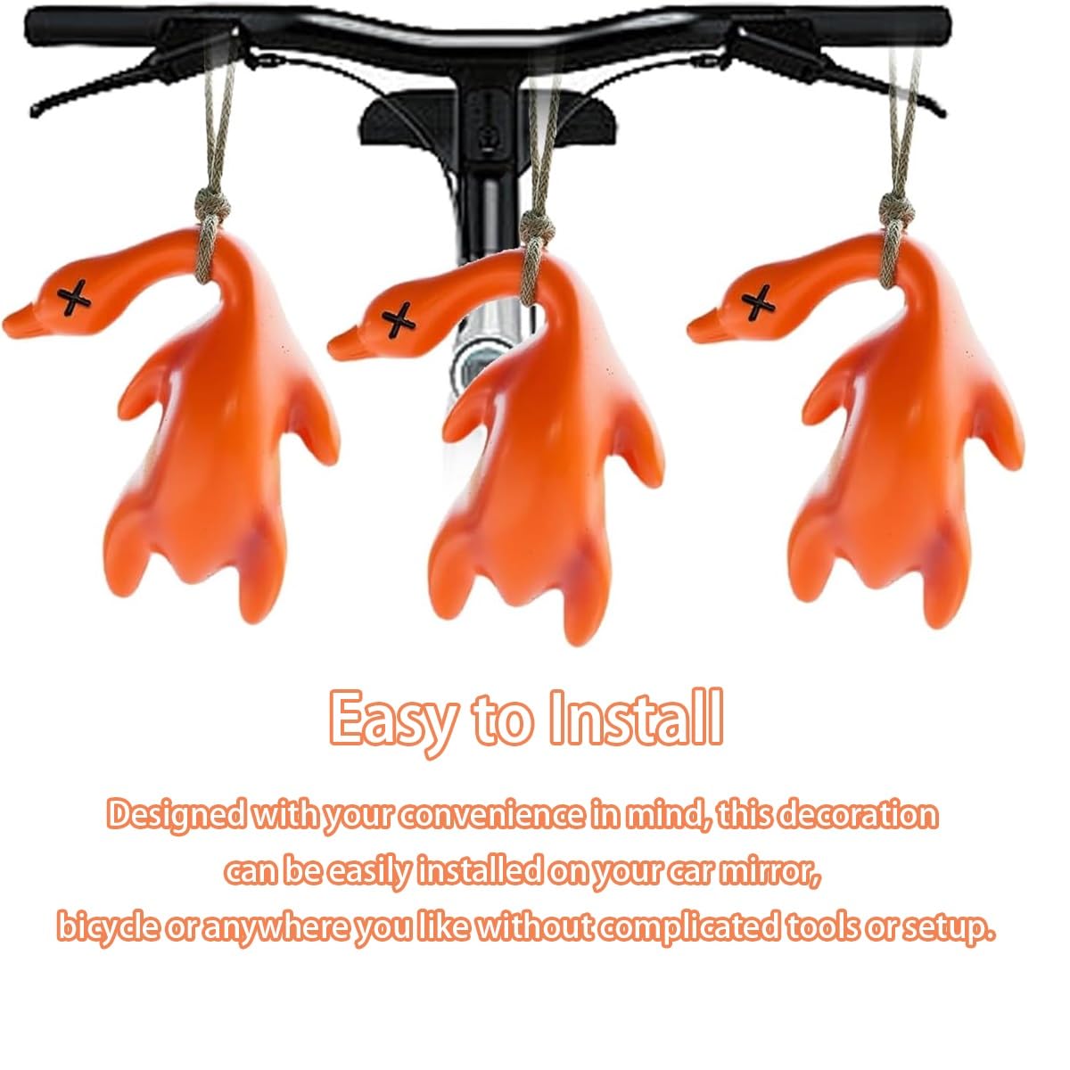 Generic Pendentif En Forme De Canard Changeant De Couleur UV, Plastique, à Suspendre, 1 Pièce, Décontracté, Canard Rôti, Nourriture, Halloween