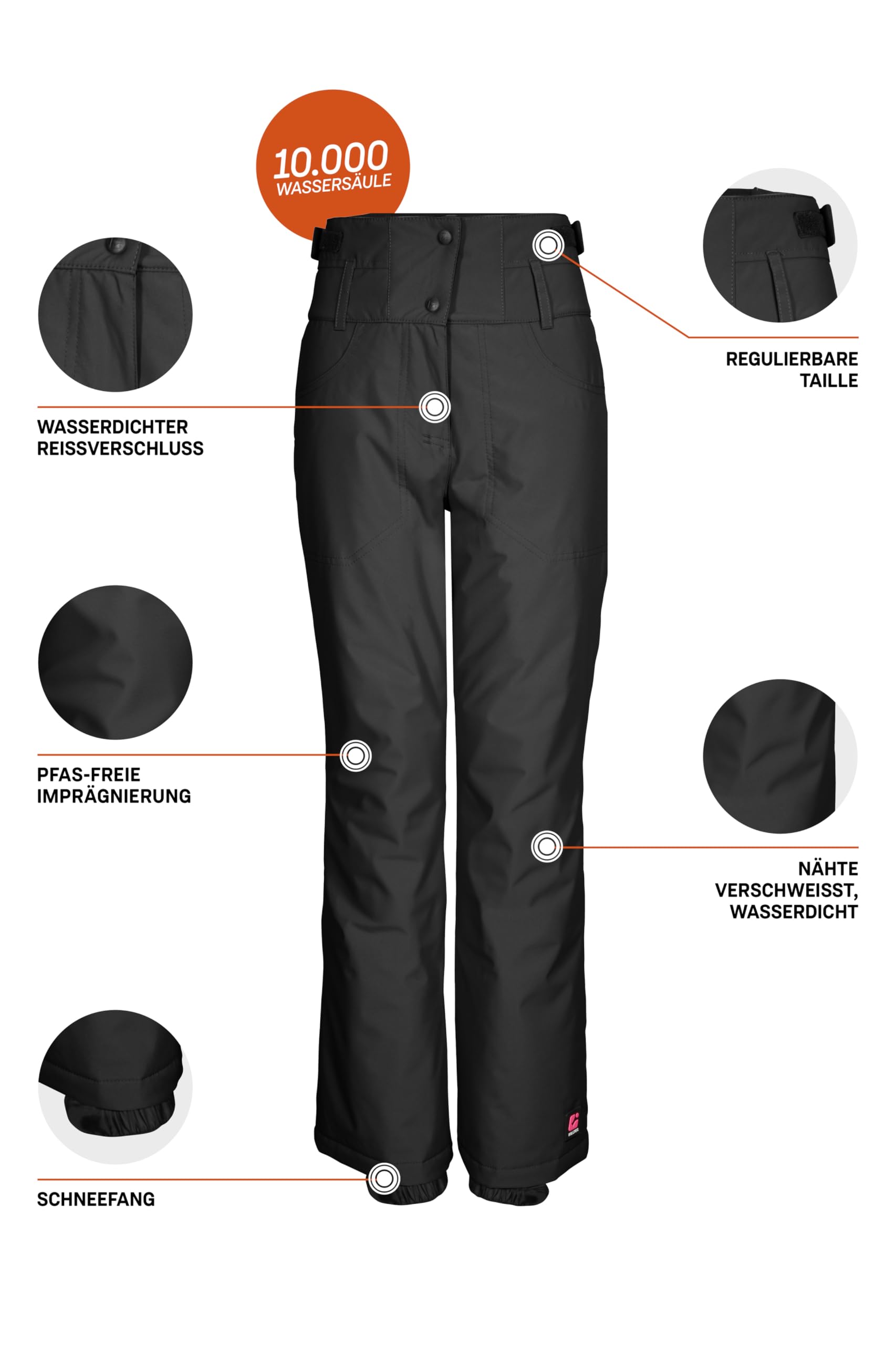 Killtec Mädchen Skihose/Funktionshose mit Schneefang Ksw 212 Grls Ski Pnts