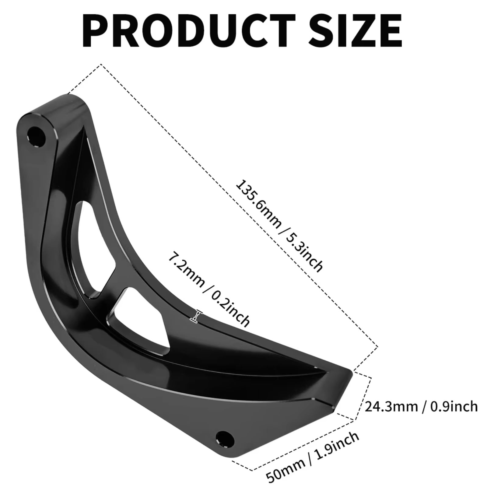 Cubierta del piñón delantero motocicleta para CRF110 2013 en adelante Cubierta Piñón motocicleta | Este protector de rueda dentada puede resistir la erosión arena, las piedras y el agua de lluvia