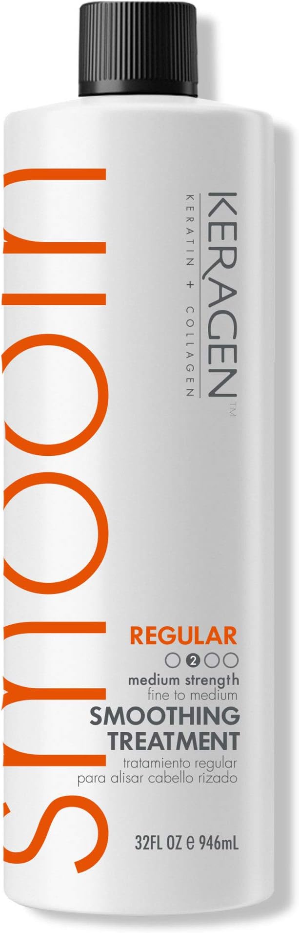Keragen - Brazilian Keratin Hair Smoothing Treatment - Blowout Straightening System - Regular 32oz