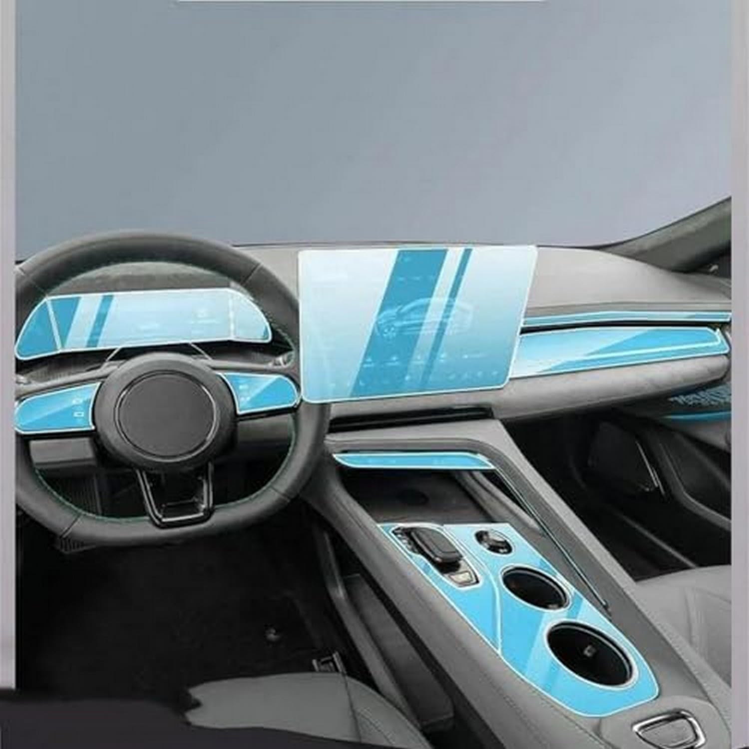 Película TPU Zeekr 001 protector interior de consola y pantalla 2021-2025