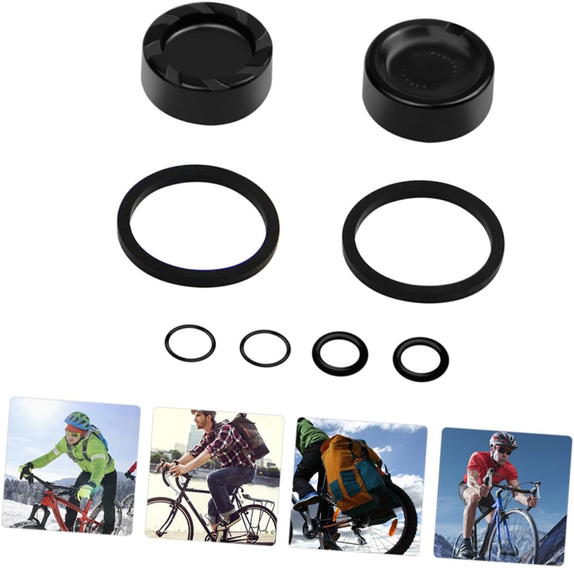 Bike Brake Piston Kit Hydraulic Brake Seal Repair for Essential for Cycling
