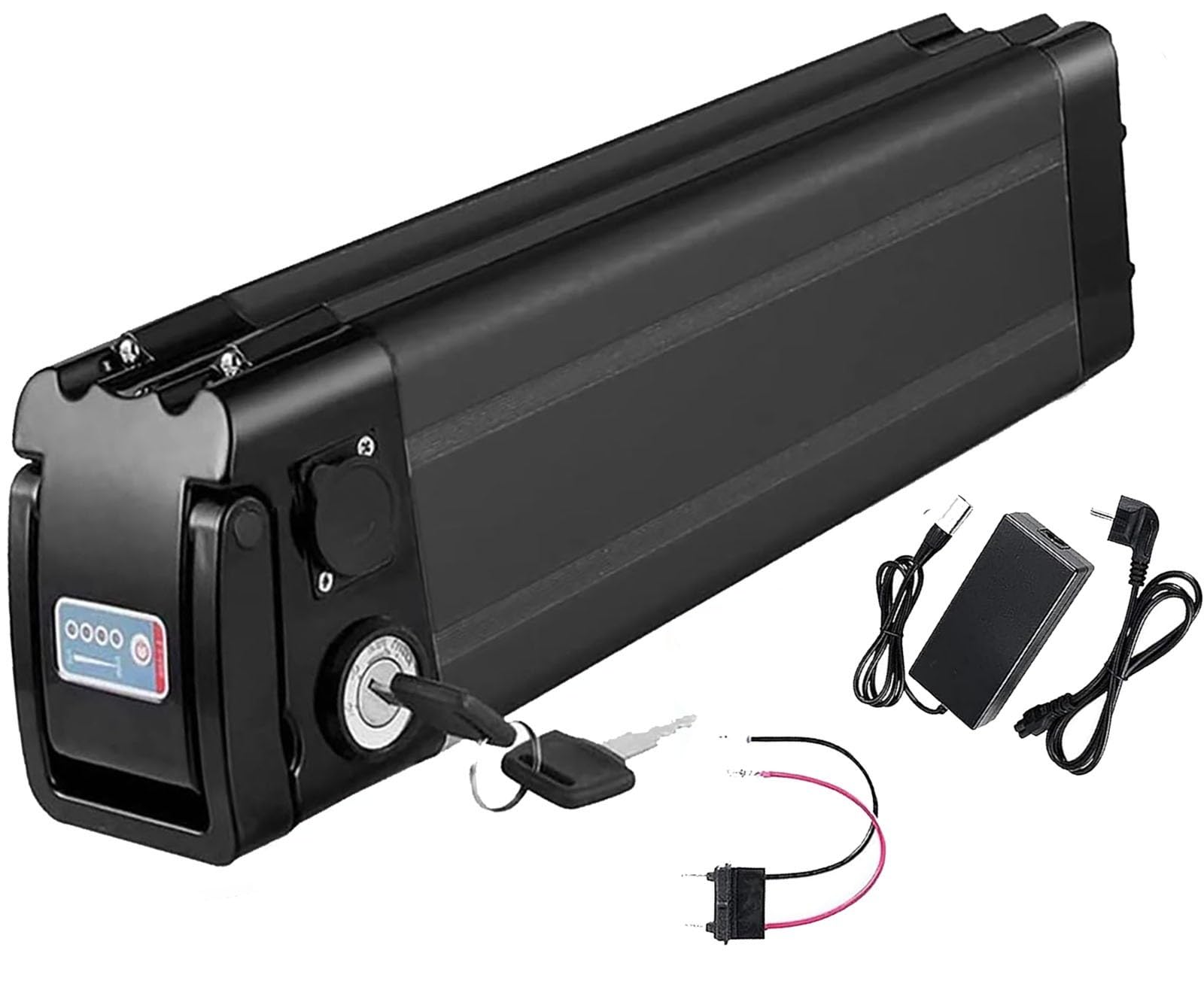 Batterie Lithium-ION 36V 8Ah 10Ah 12,5Ah 15Ah 18Ah 20Ah Batterie de vélo électrique 36V avec Chargeur, Batterie De Remplacement Li-ION pour Moteur 500W 350W 750W