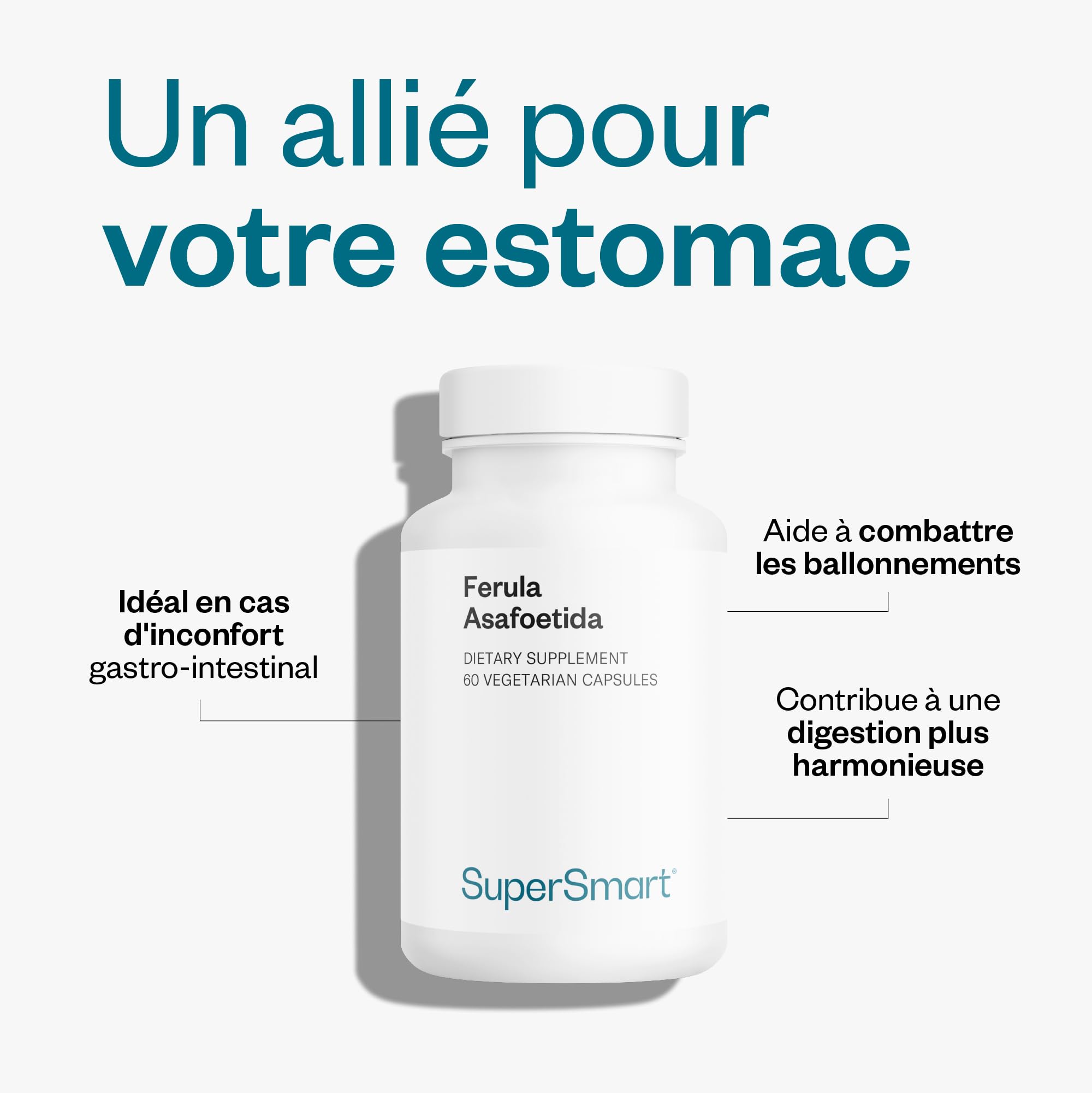 Ferula Asafoetida - L’”Amie du Ventre” - Digestion - Vegan - SuperSmart